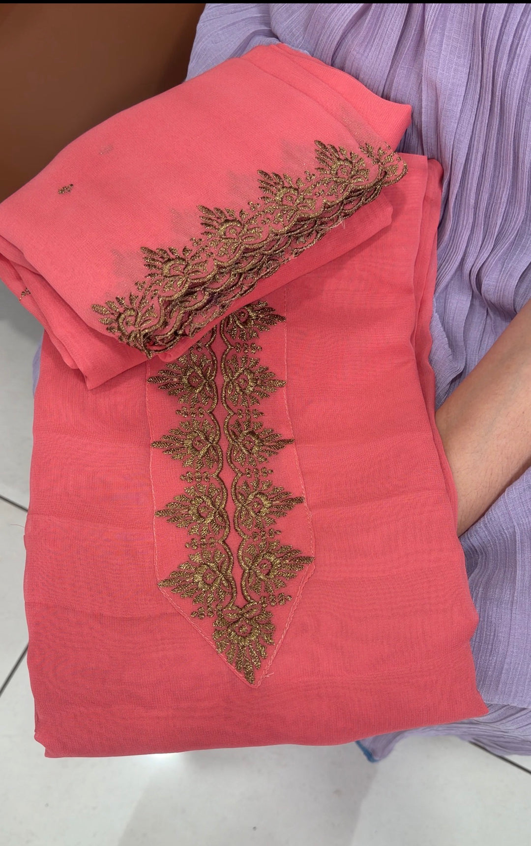 FAUX GEORGETTE UNSTITCHED SALWAR SUITS - NUWA-1962