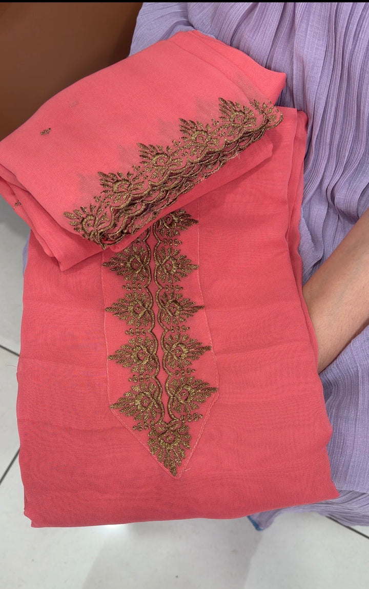 FAUX GEORGETTE UNSTITCHED SALWAR SUITS - NUWA-1962