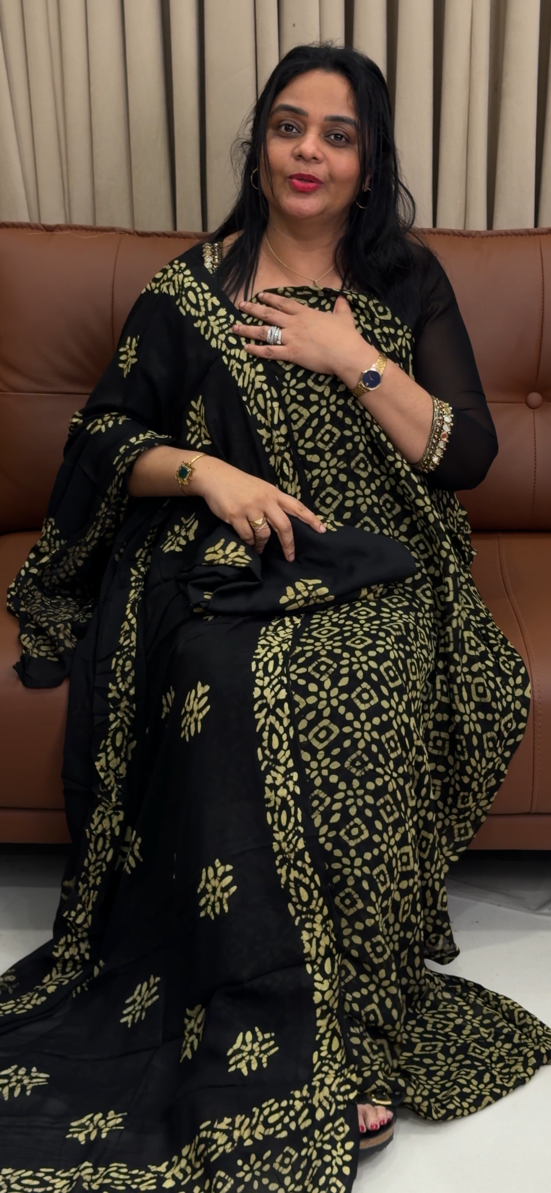 VISCOSE GEORGETTE UNSTITCHED SALWAR SUITS - NUWA - 1876