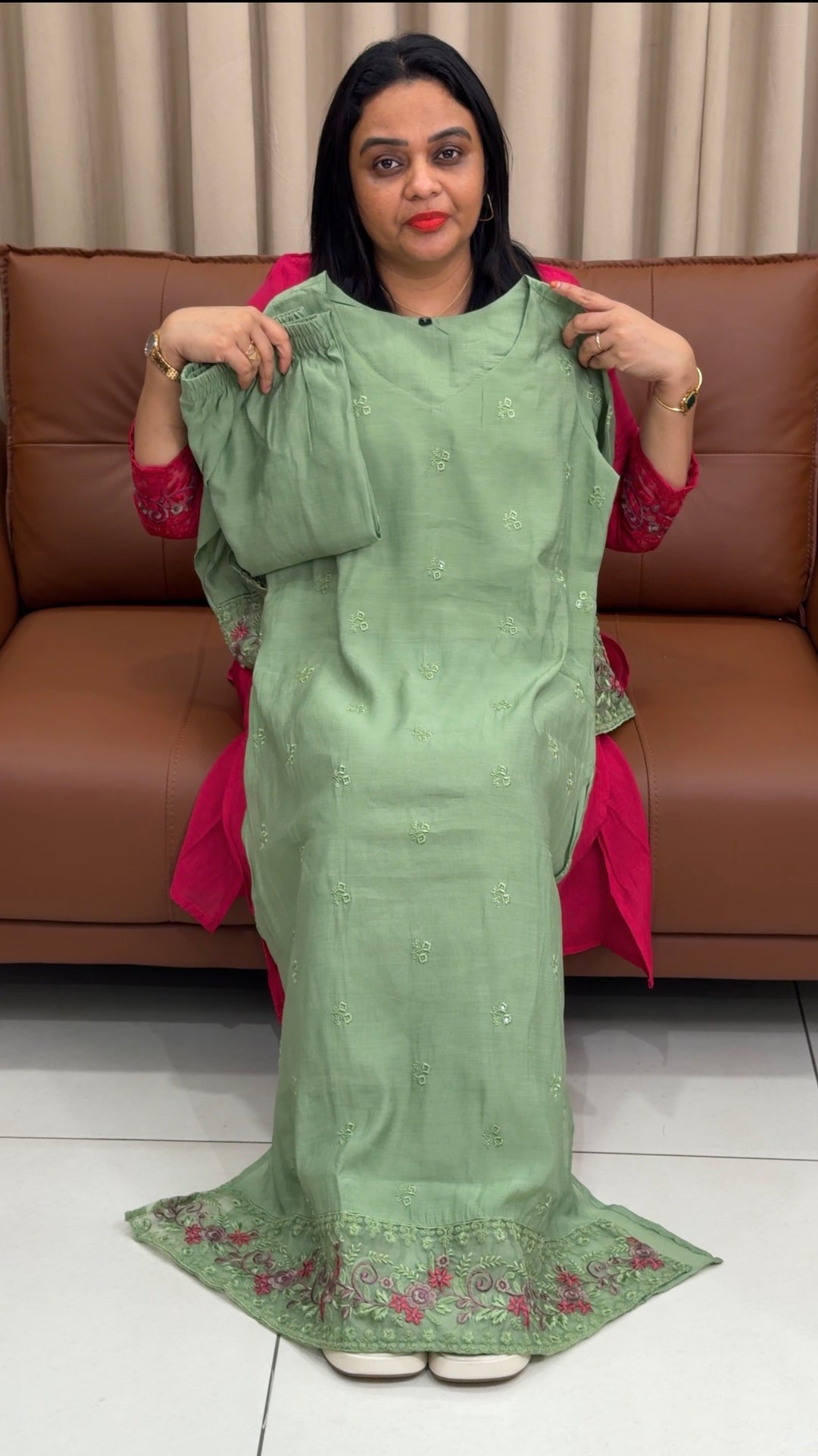 MALAI CHANDERI CO-ORDS SETS - NUWA-1415