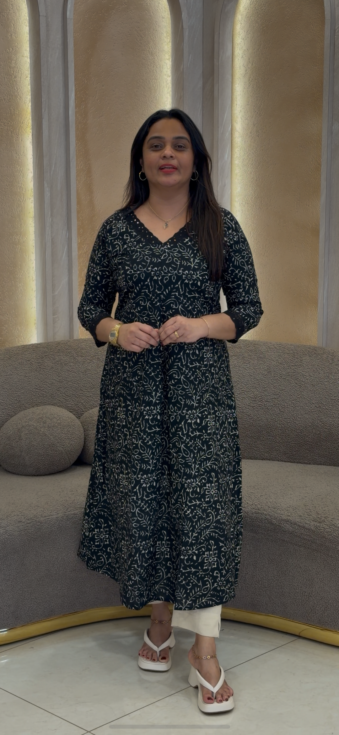 COTTON LONG ALINE TOPS - NUWA - 227