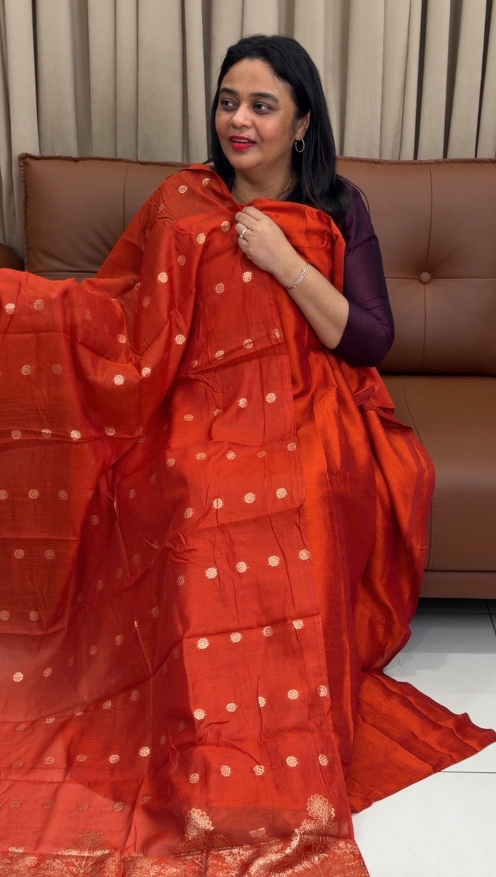 SEMI RAW SILK UNSTITCHED SALWAR SUITS - NUWA-1529