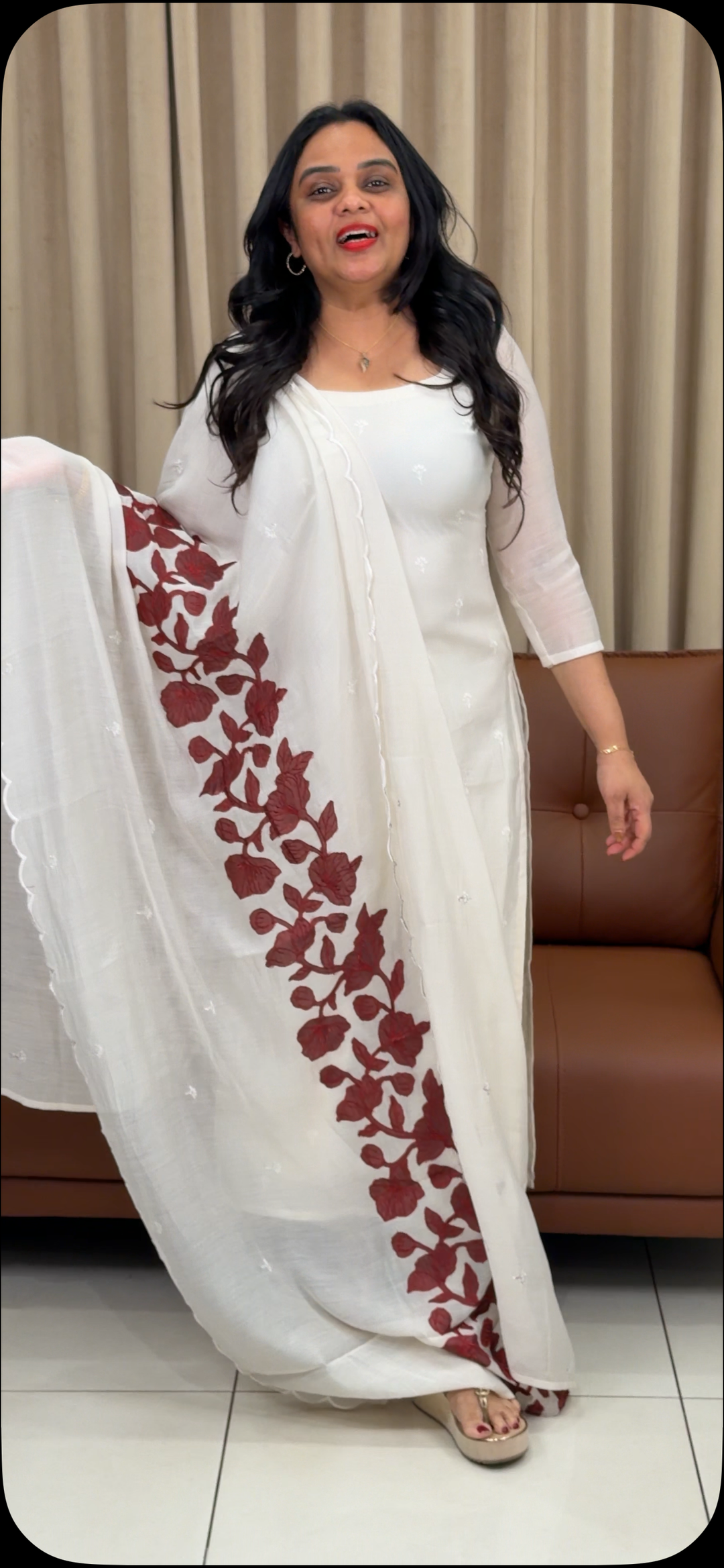 MUL CHANDERI UNSTITCHED SALWWAR SUITS - NUWA - 1342