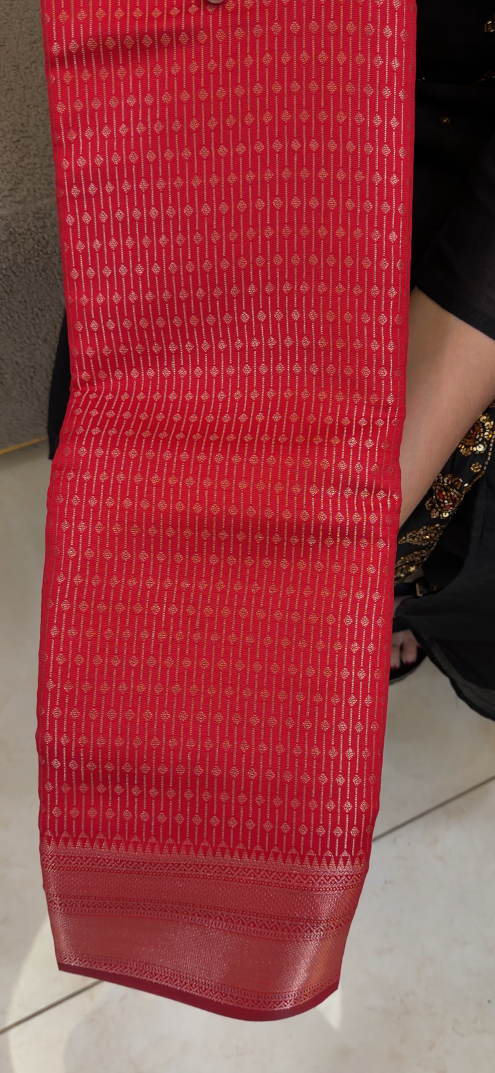 SEMI BROCADE SAREES - NUWA - 1649