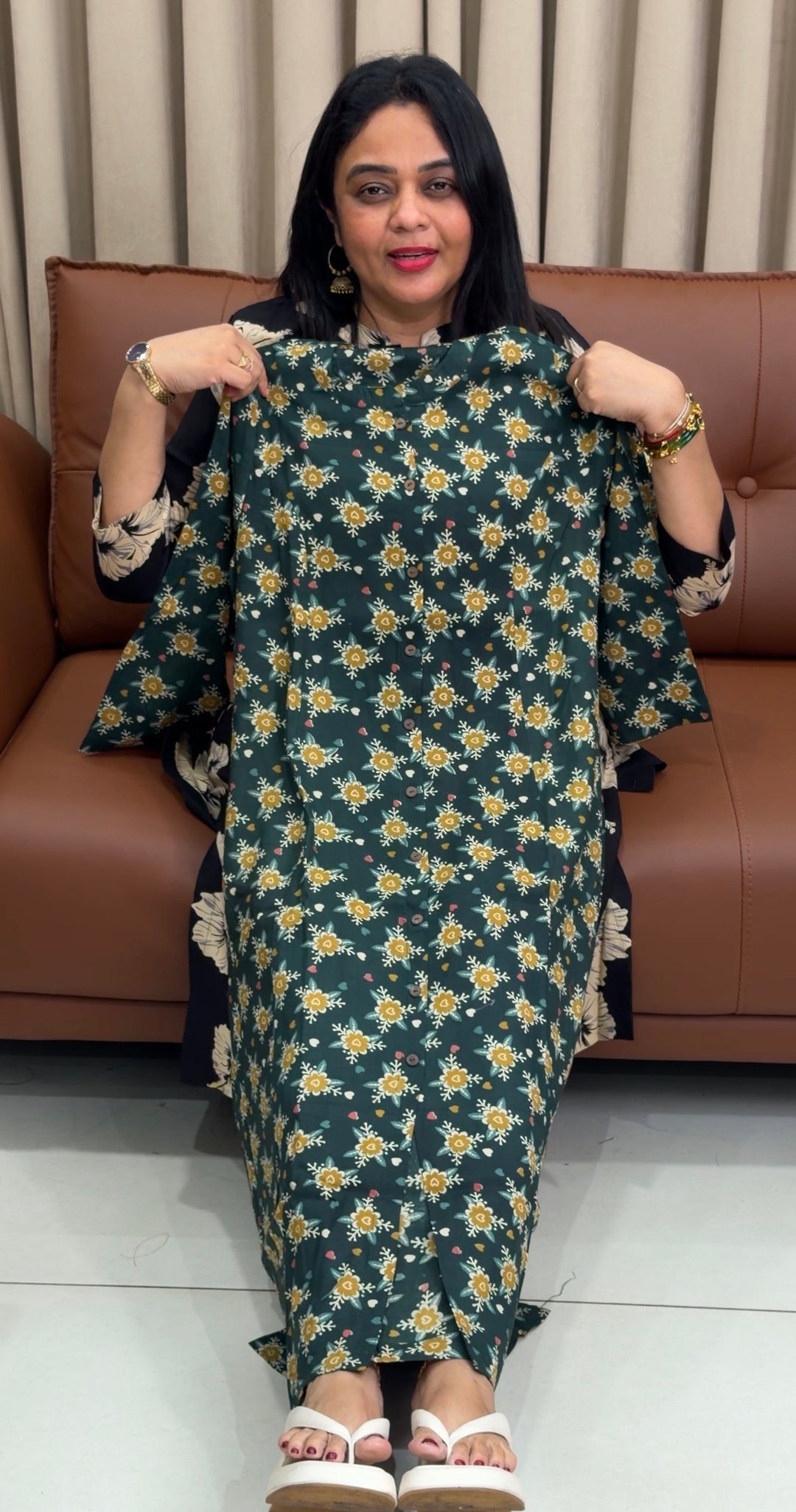PRINTED COTTON TOPS - NUWA-1550