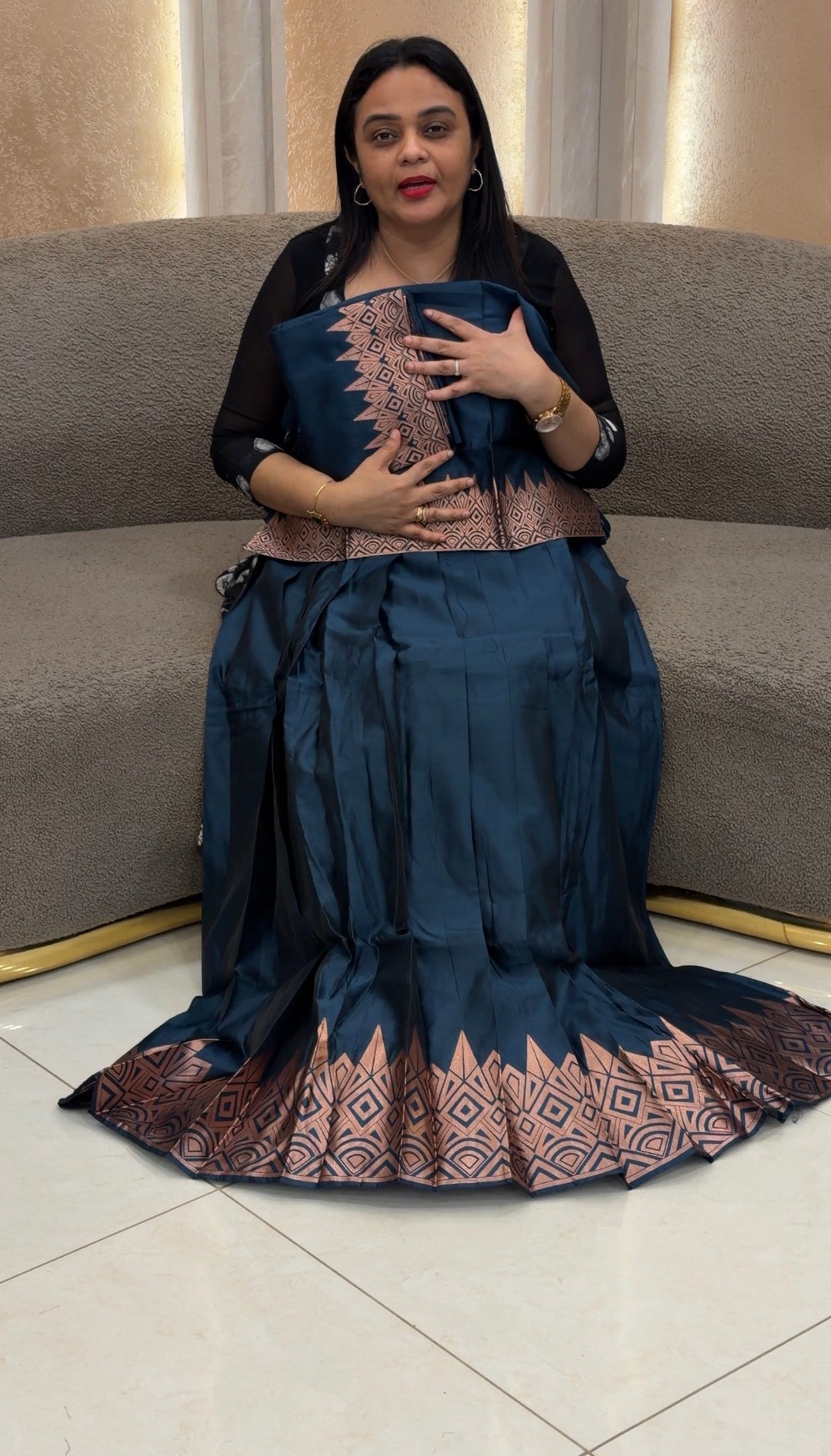 SEMI STITCHED DHAWANI -NUWA-1760