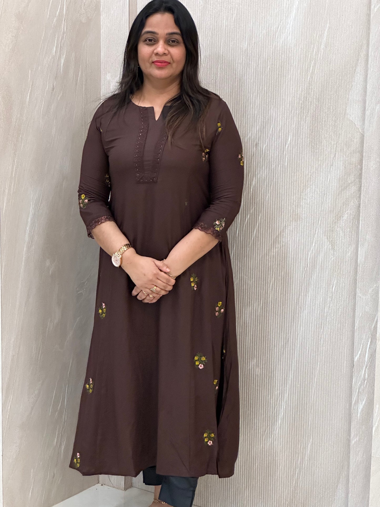 SEMI PARTY WEAR ALINE TOPS - NUWA-005