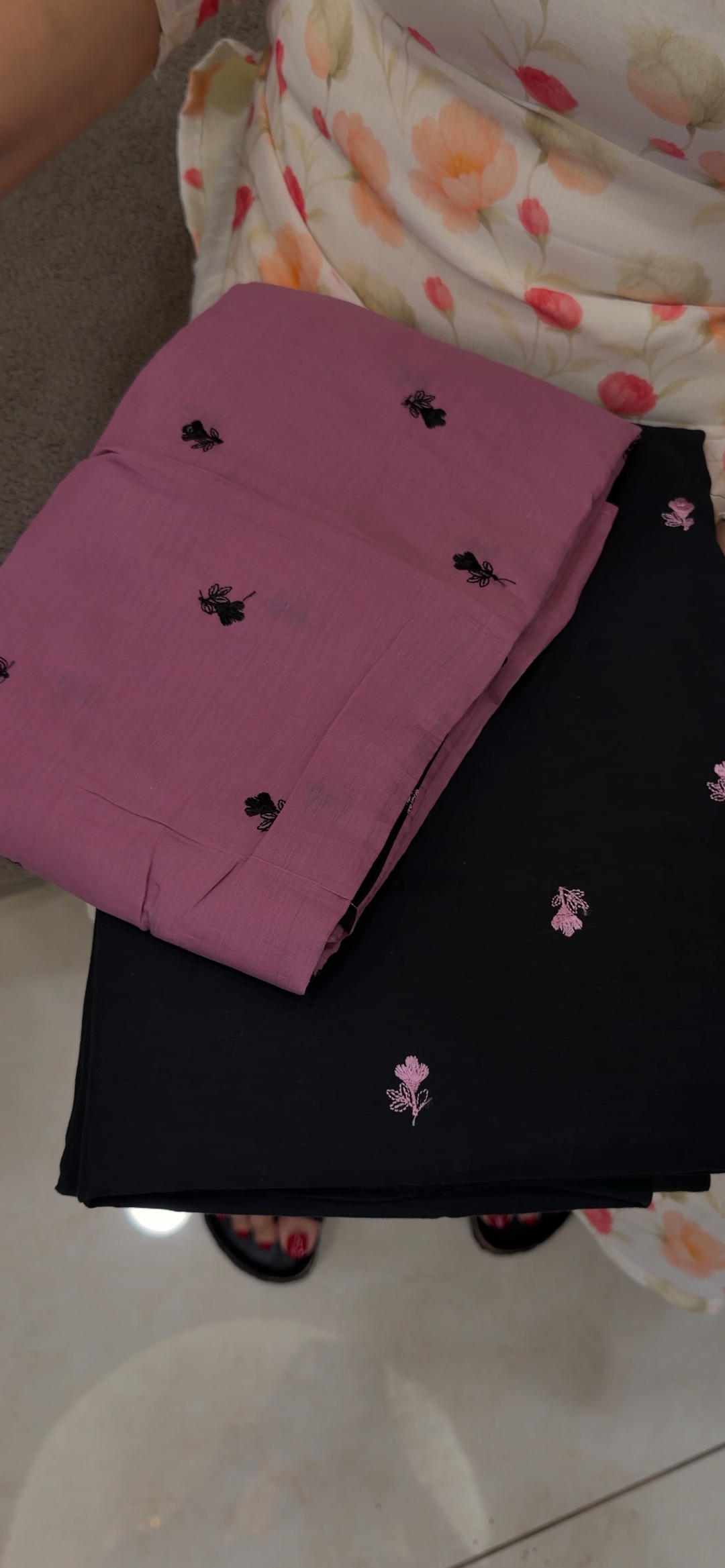 MALAI CHANDERI UNSTITCHED SALWAR SUITS - NUWA - 1681