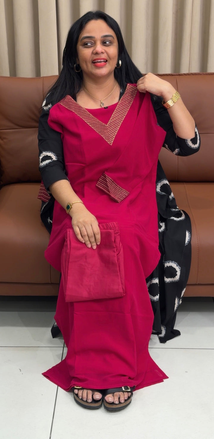 FAUX GEORGETTE CO-ORDS SETS - NUWA-2201