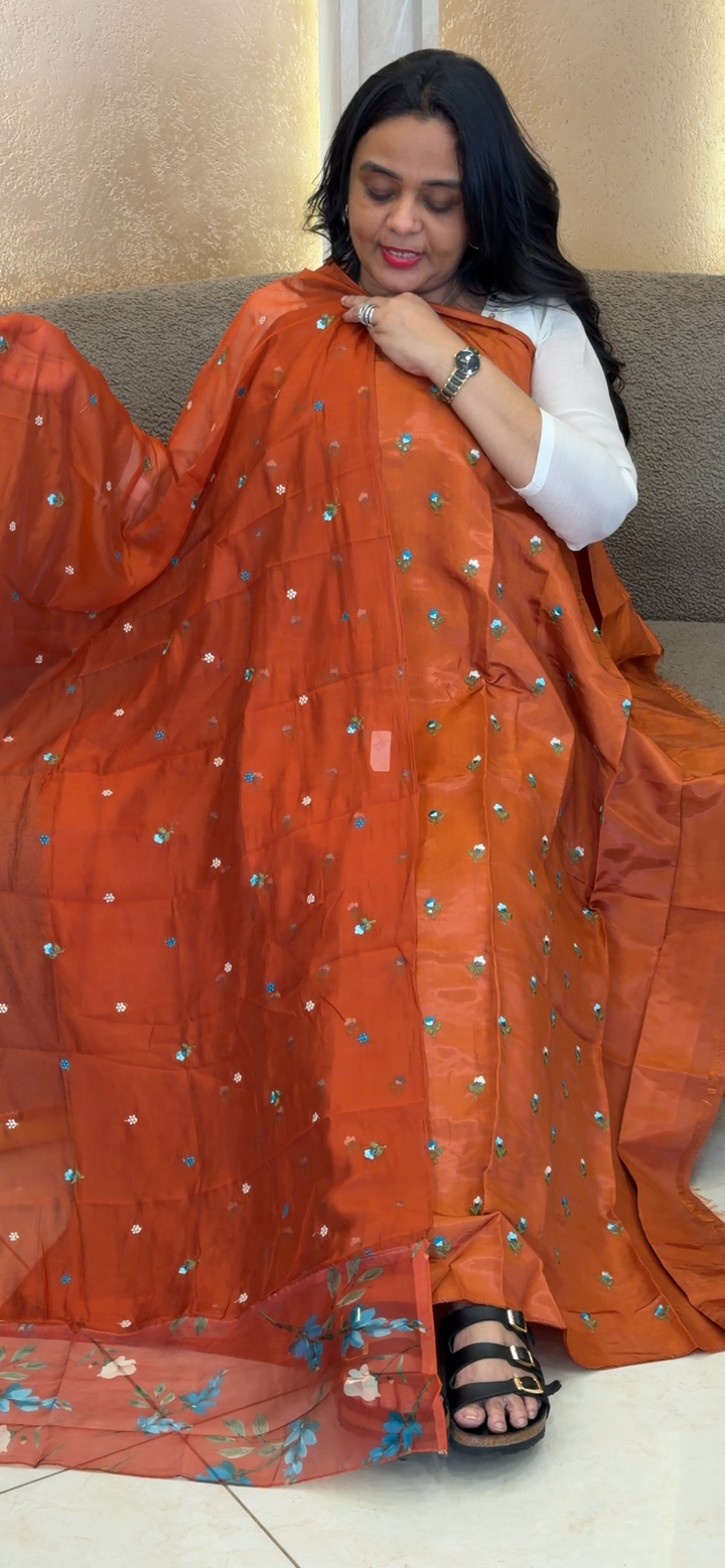 CRAPE UNSTITCHED SALWAR SUITS - NUWA-2025