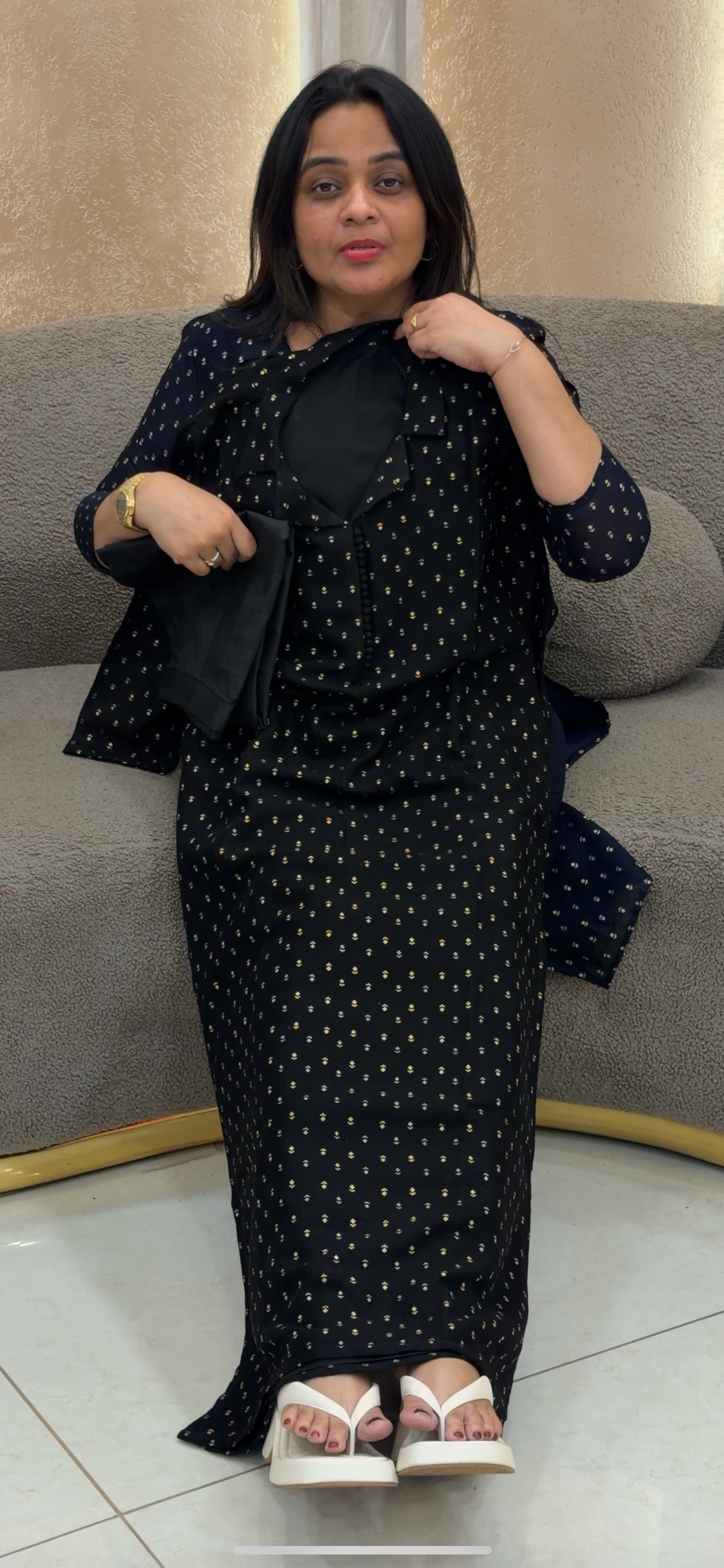 SEMI RAW SILK CO-ORDS SETS - NUWA - 245