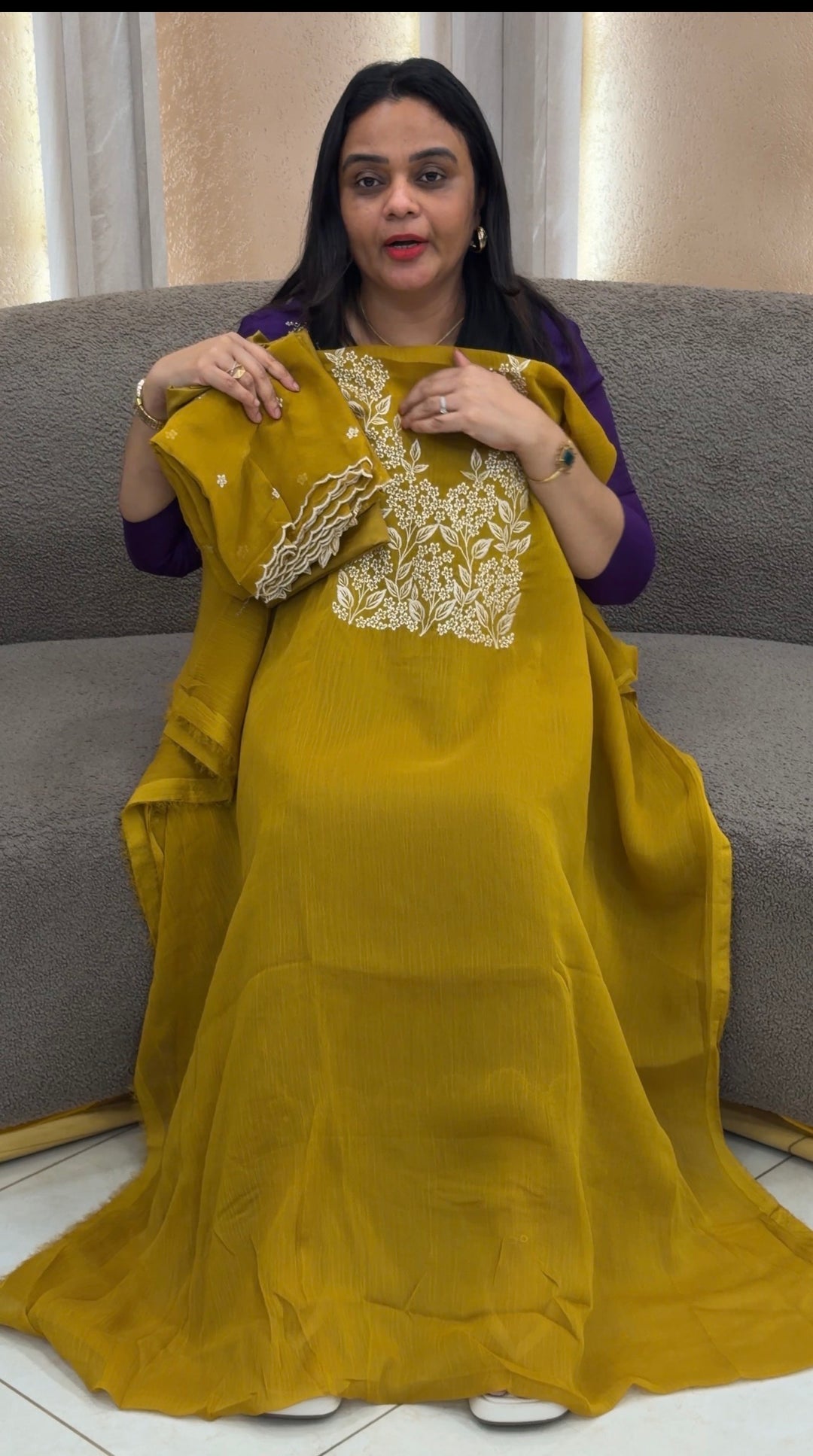CRUSHED RAYON UNSTITCHED SALWAR SUITS - NUWA-1403
