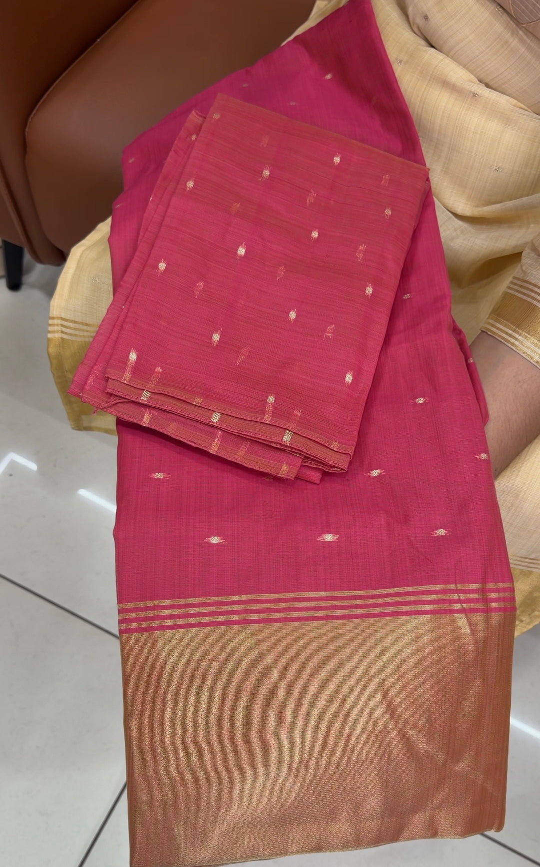 MUL CHANDERI UNSTITCHED SALWAR SUITS - NUWA-1520