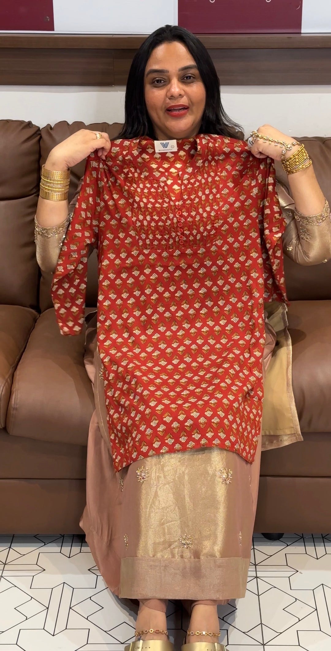 PRINTED  SHORT TOPS - NUWA-738