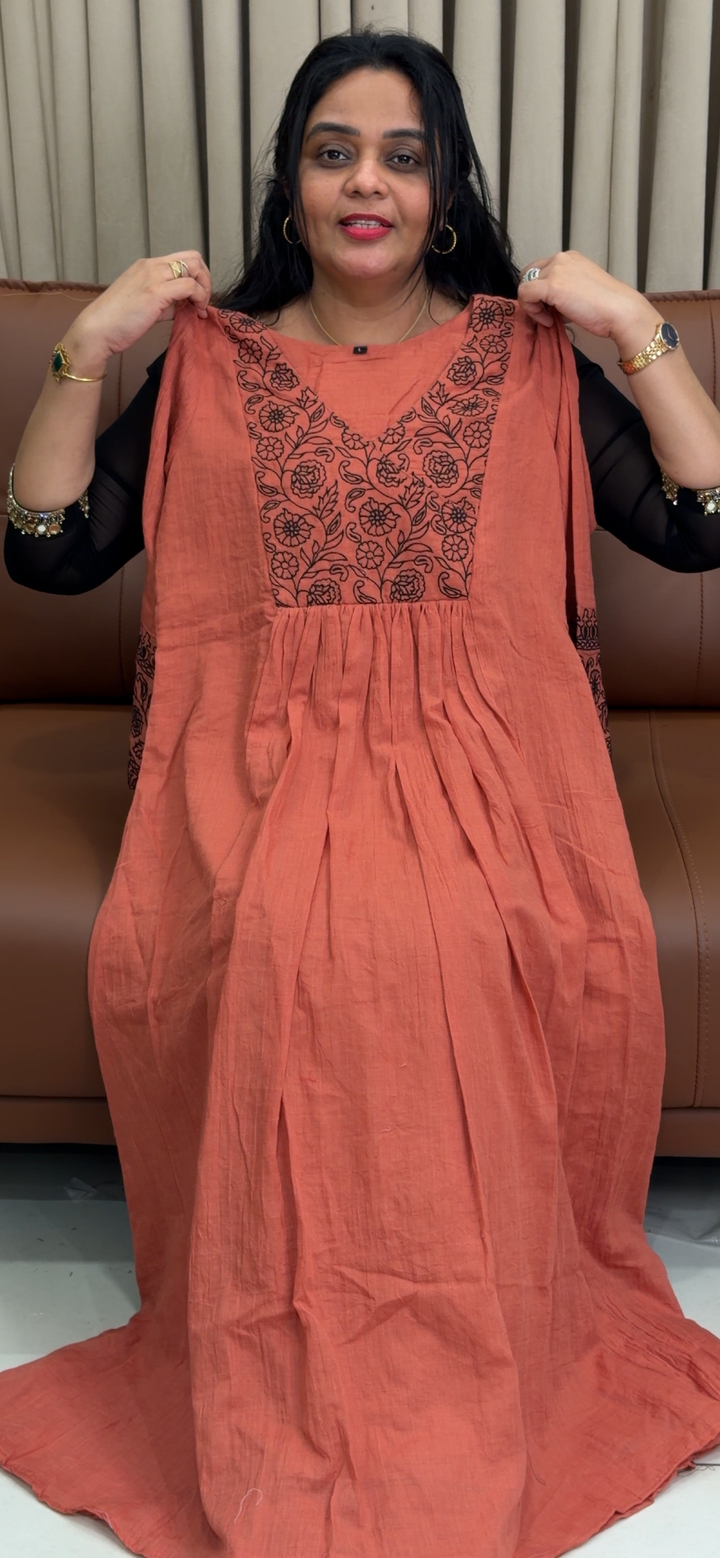 MALAI CHANDERI LONG TOPS - NUWA - 1865