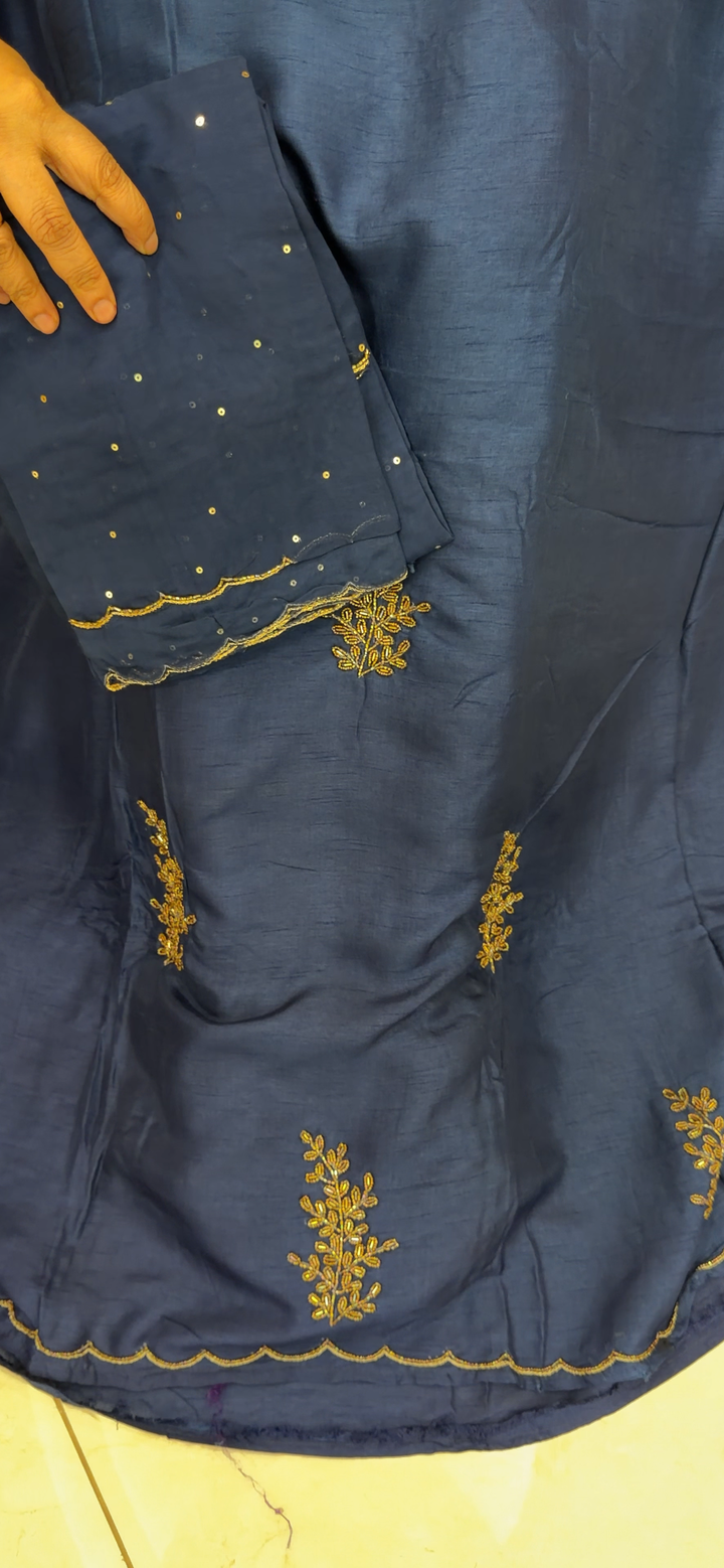 DOLA SILK UNSTITCHED SALWAR SUITS - NUWA - 2303