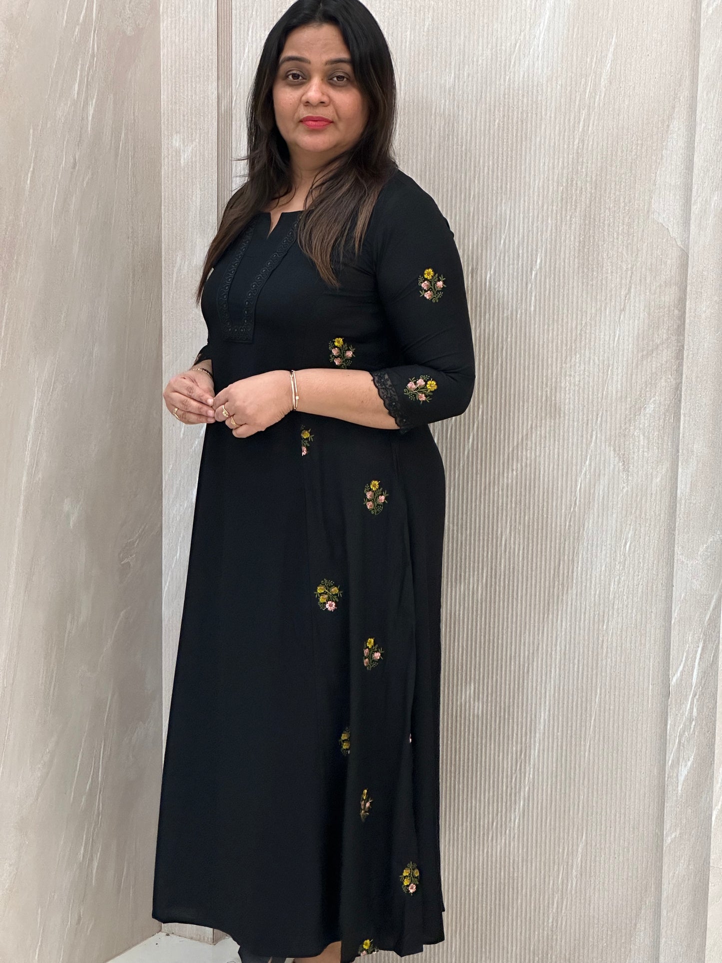 SEMI PARTY WEAR ALINE TOPS - NUWA-005