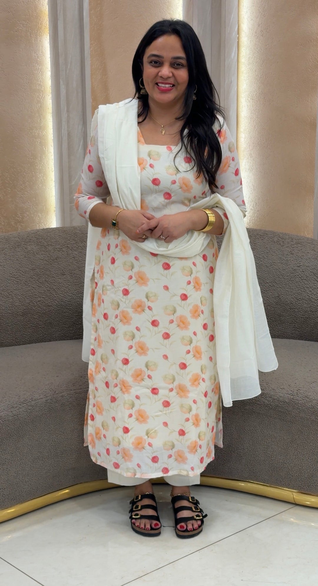 BANARASI MUL UNSTITCHED SALWAR SUITS - NUWA-1655