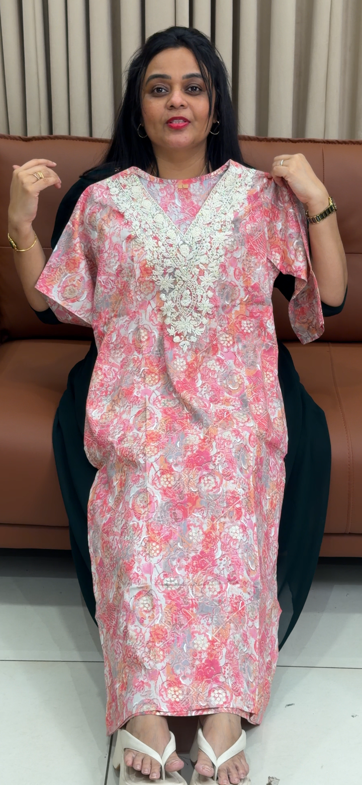 PRINTED COTTON LONG TOPS - NUWA - 1987