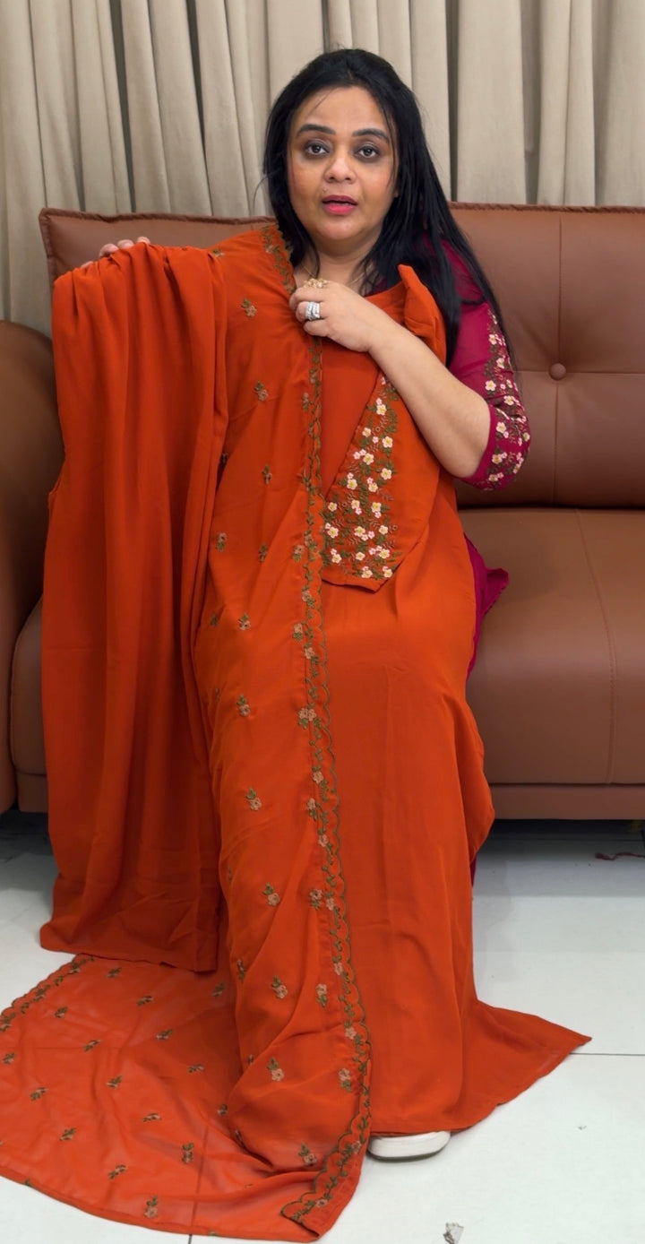 READY TO WEAR TOP,BOTTOM AND DUPATTA - NUWA-2006