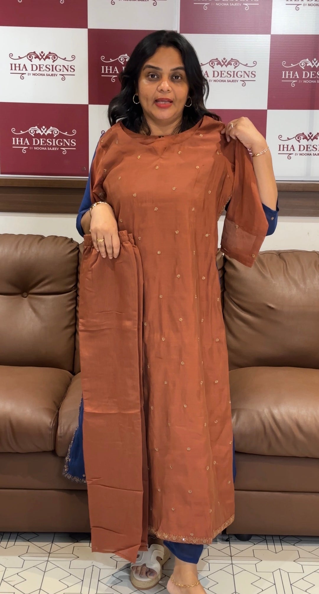 MUL CHANDERI CO-ORDS SETS - NUWA-1286