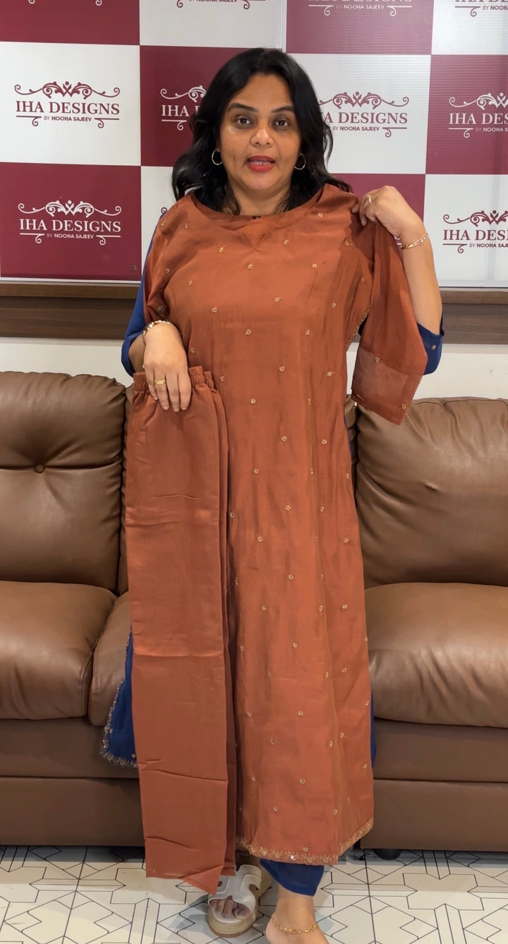 MUL CHANDERI CO-ORDS SETS - NUWA-1286