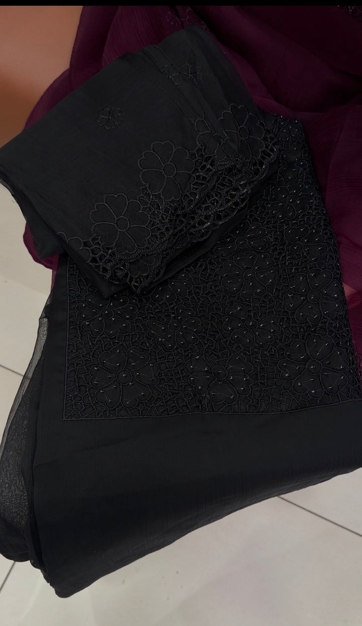 SEMI PARTY WEAR UNSTITCHED SALWAR SUITS - NUWA-1863