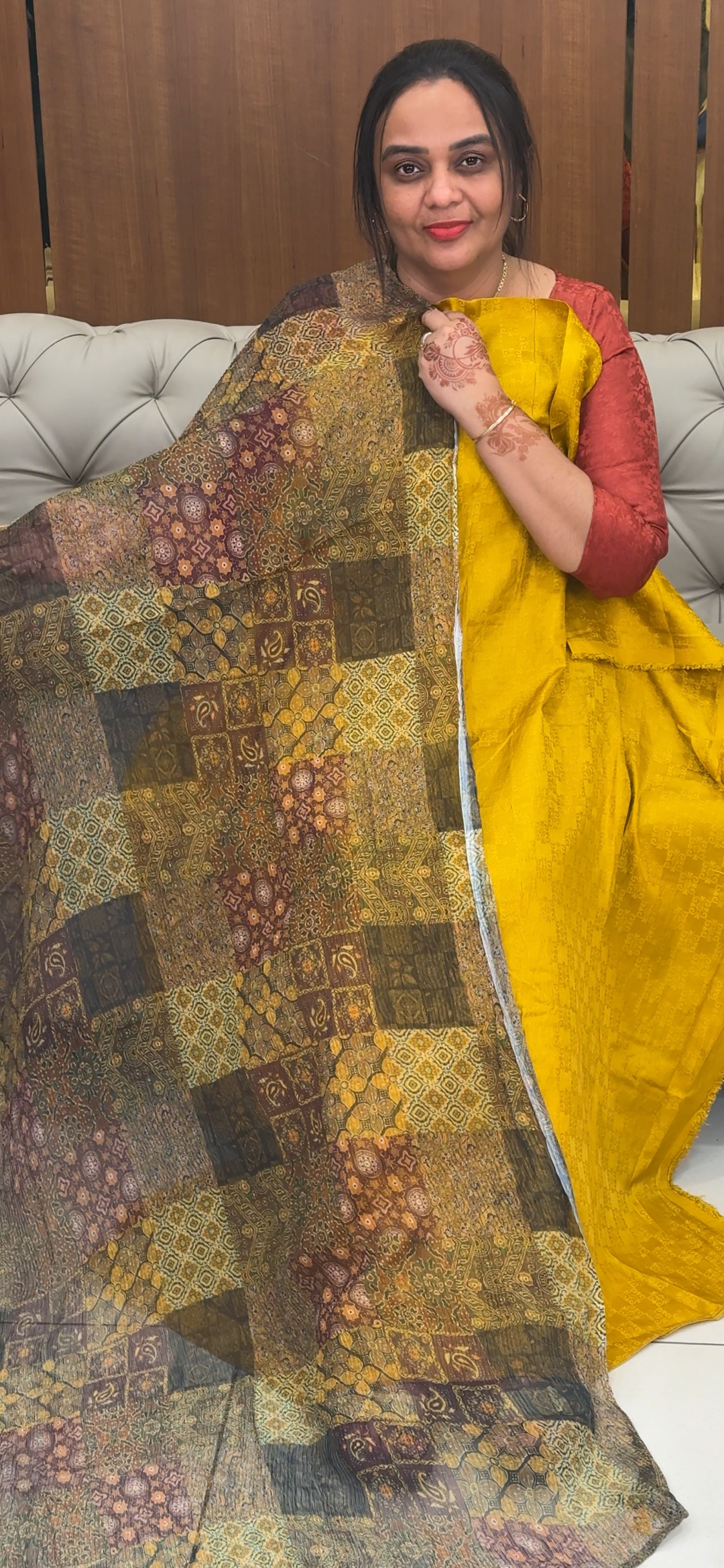 SILK UNSTITCHED SALWAR SUITS - NUWA - 629