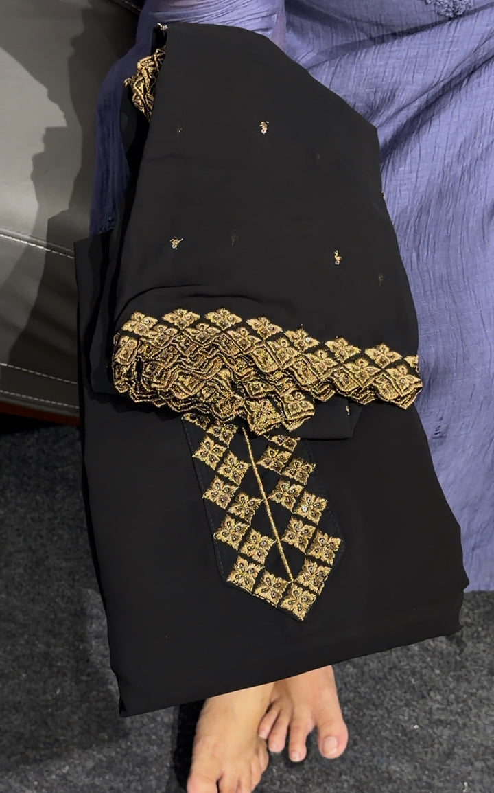 FAUX GEORGETTE UNSTITCHED SALWAR SUITS - NUWA-1966