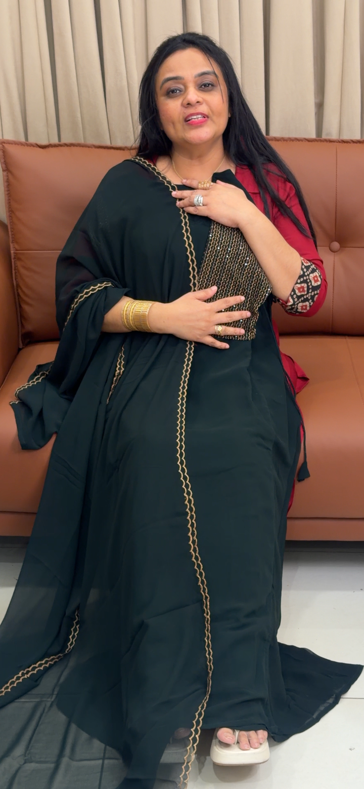 ALINE TOP AND DUPATTA - NUWA - 2004