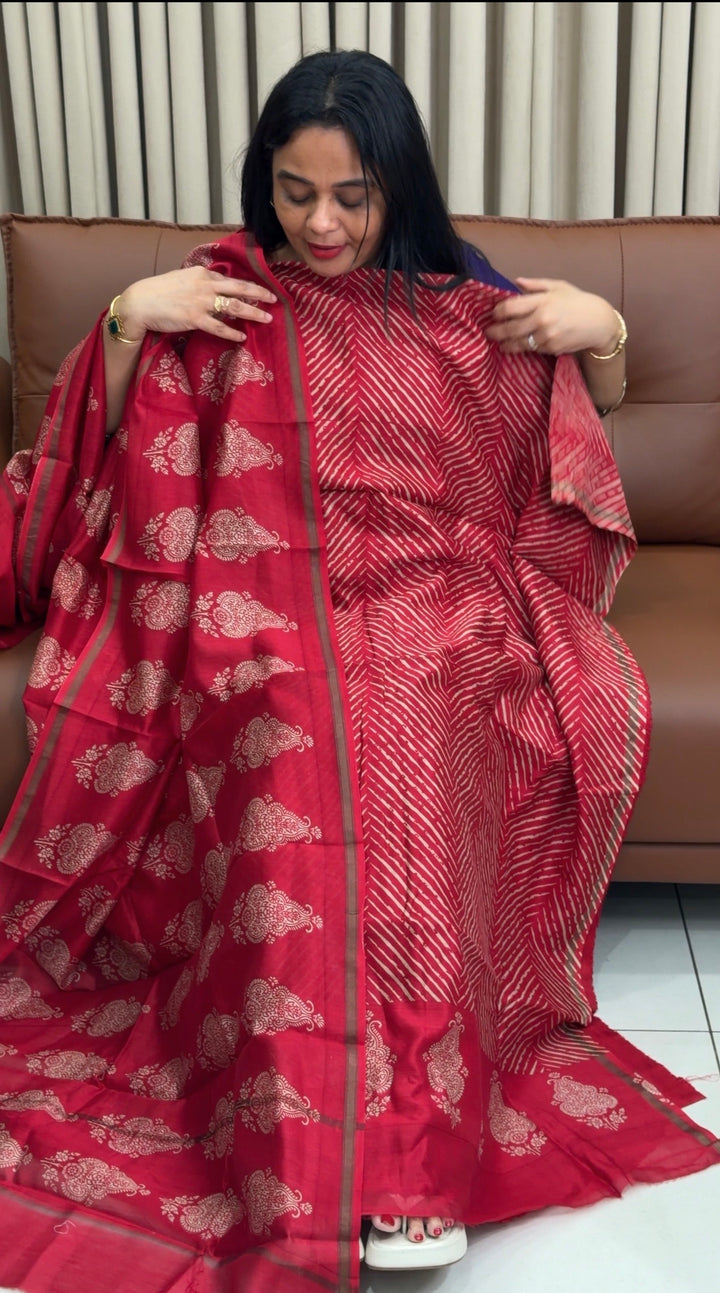 MAHESWARI SILK UNSTITCHED SALWAR SUITS - NUWA-1796