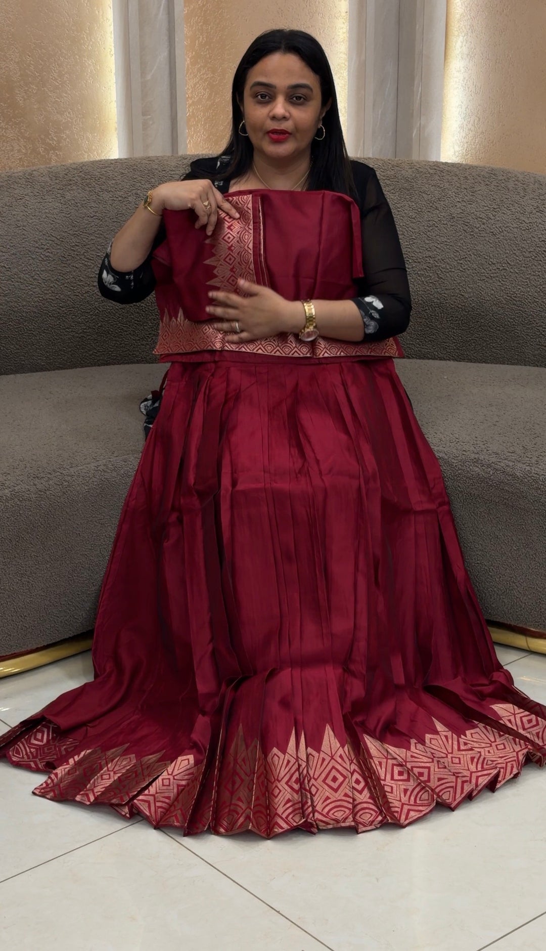 SEMI STITCHED DHAWANI -NUWA-1760