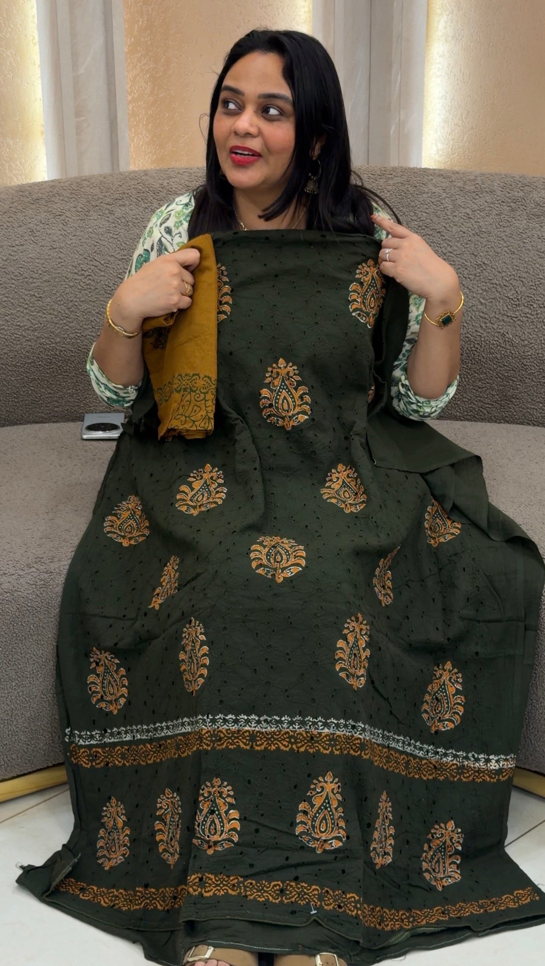 COTTON HAKOBA UNSTITCHED SALWAR SUITS - NUWA-1475