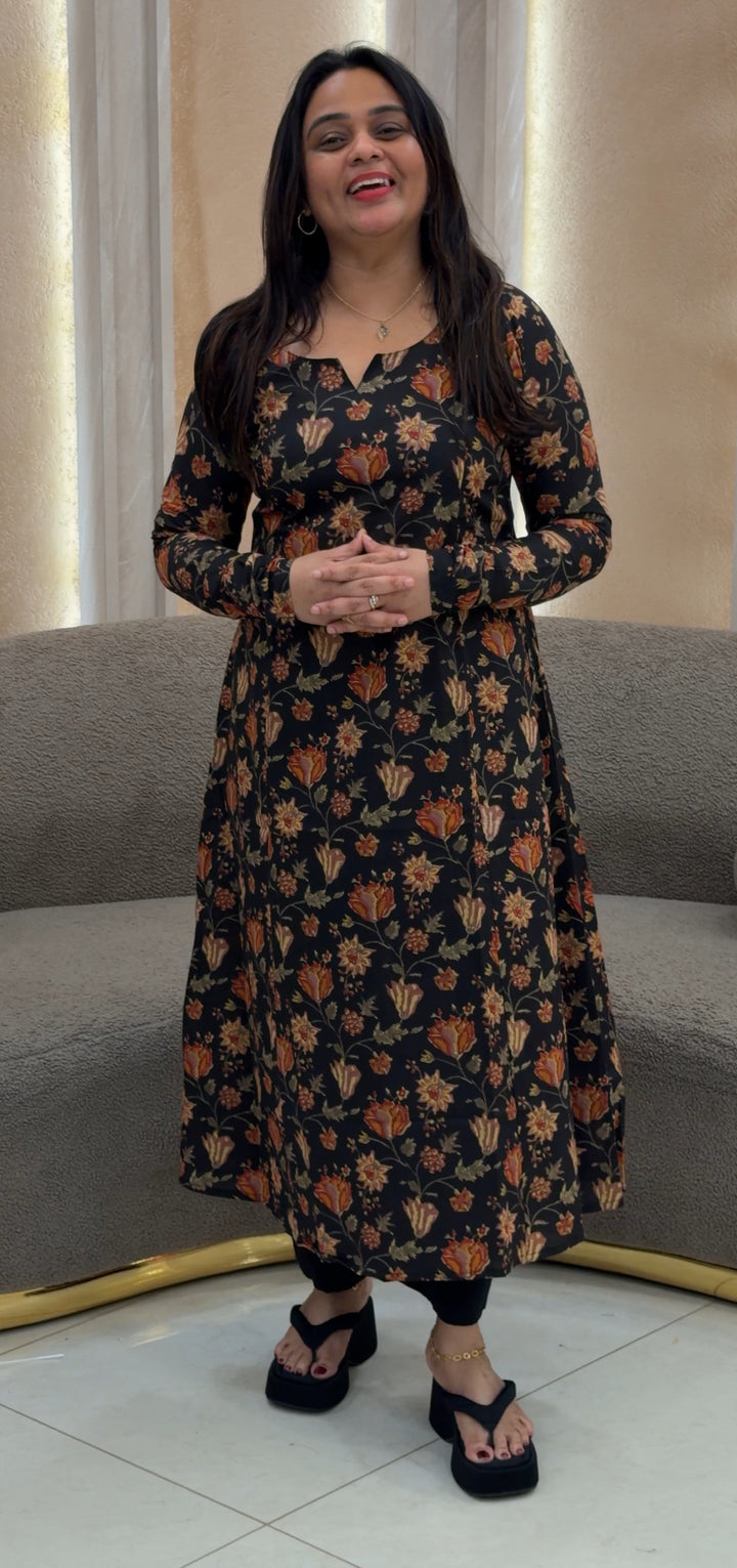 PRINTED COTTON ALINE TOPS - NUWA-151