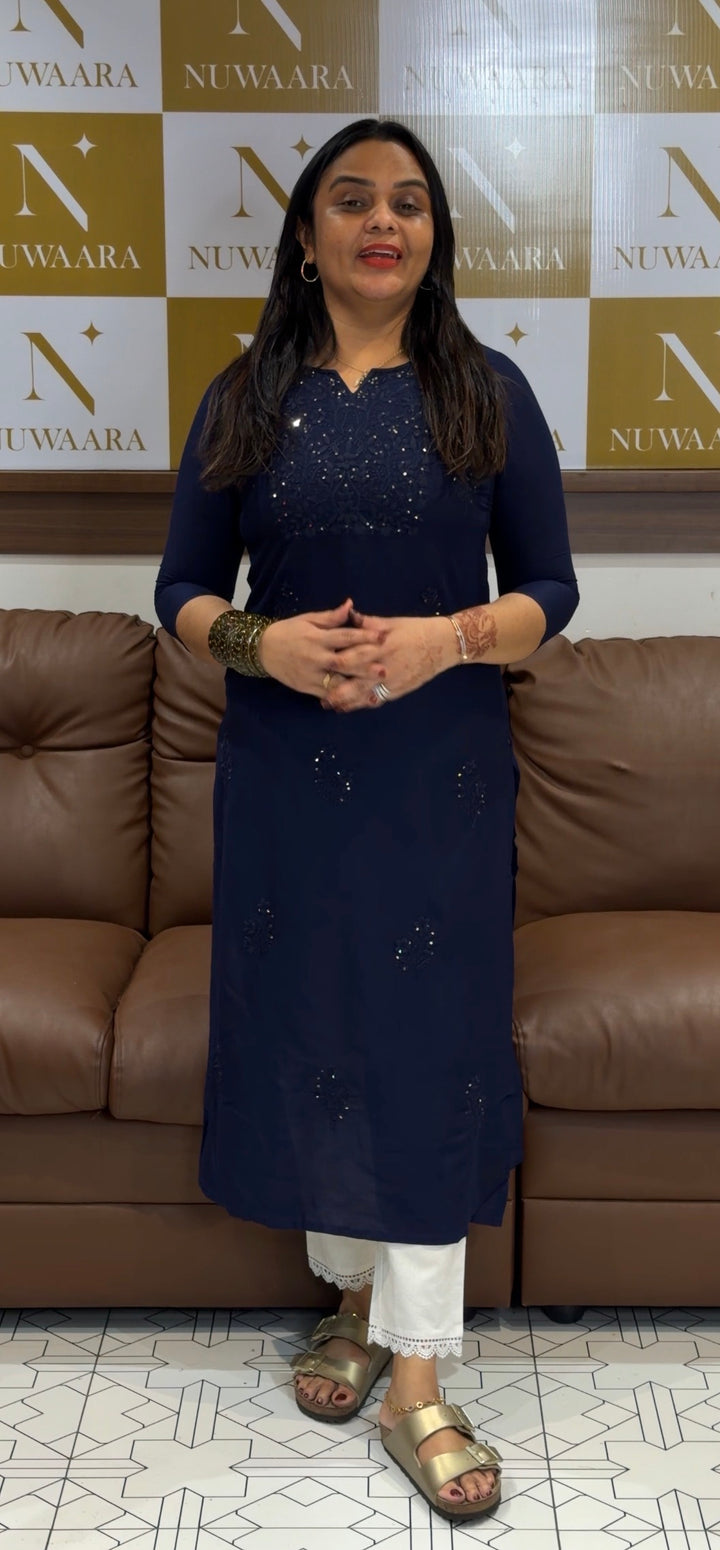 RAYON LUCKNOWI TOPS - NUWA-1230
