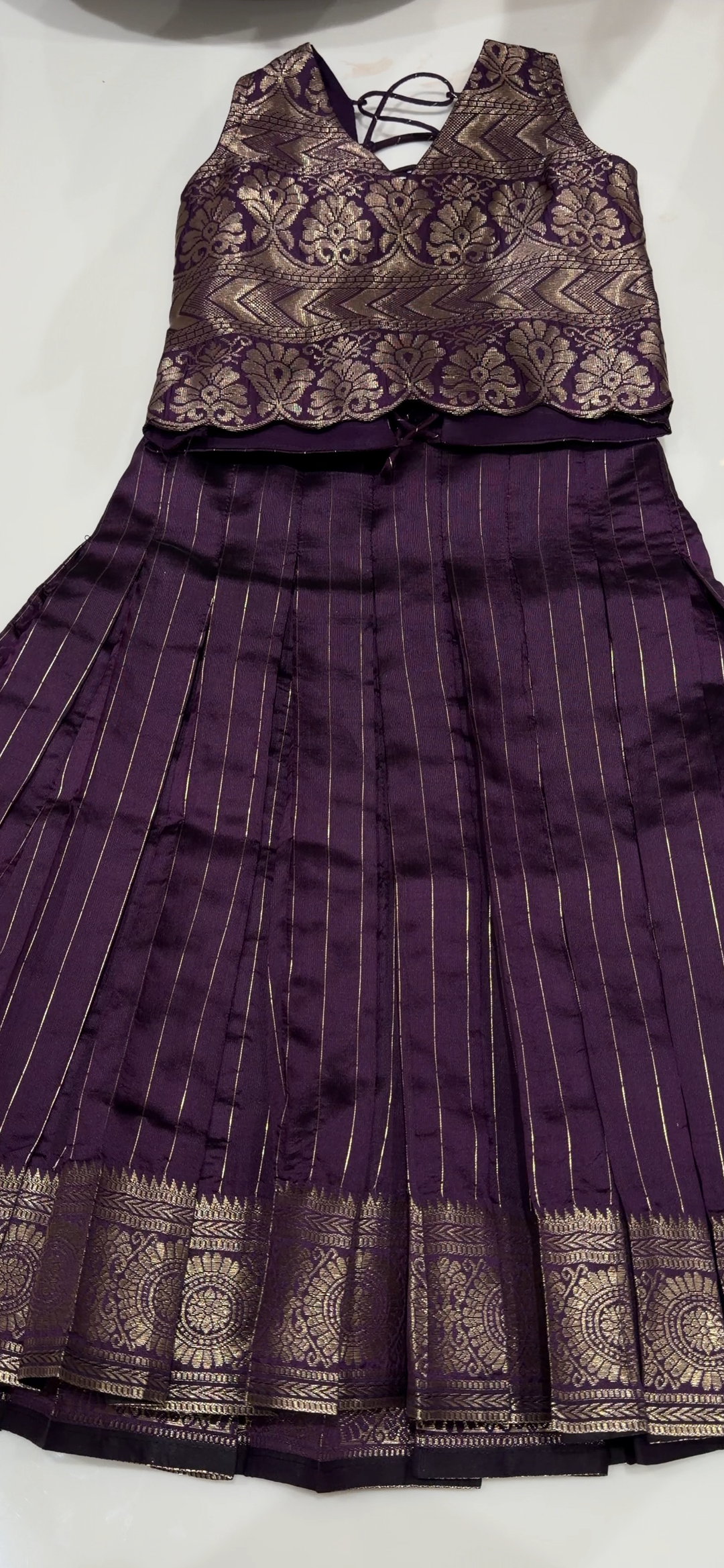 IN-HOUSE KIDS CROP TOP AND SKIRT - NUWA-1528