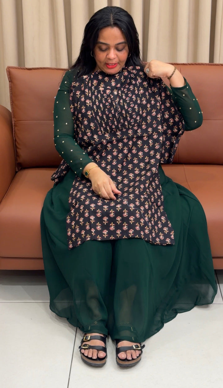 PRINTED SHORT TOPS - NUWA-2125
