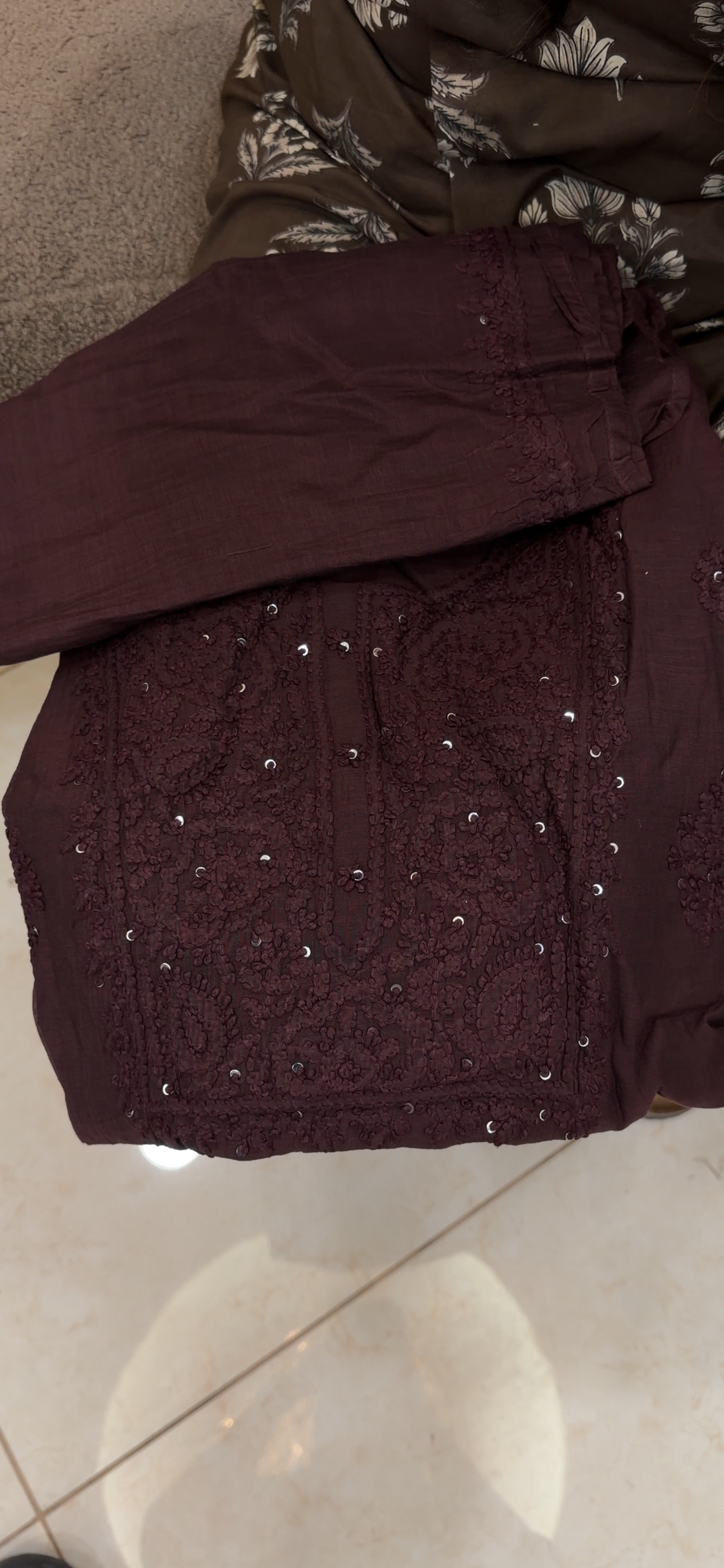 LUCKNOWI CHIKANKARI UNSTITCHED SALWAR SUITS - NUWA - 1396