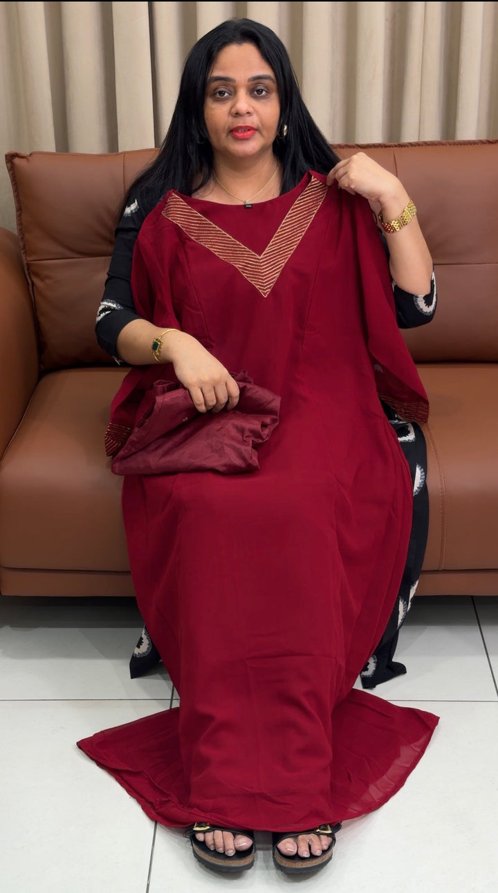 FAUX GEORGETTE CO-ORDS SETS - NUWA-2201