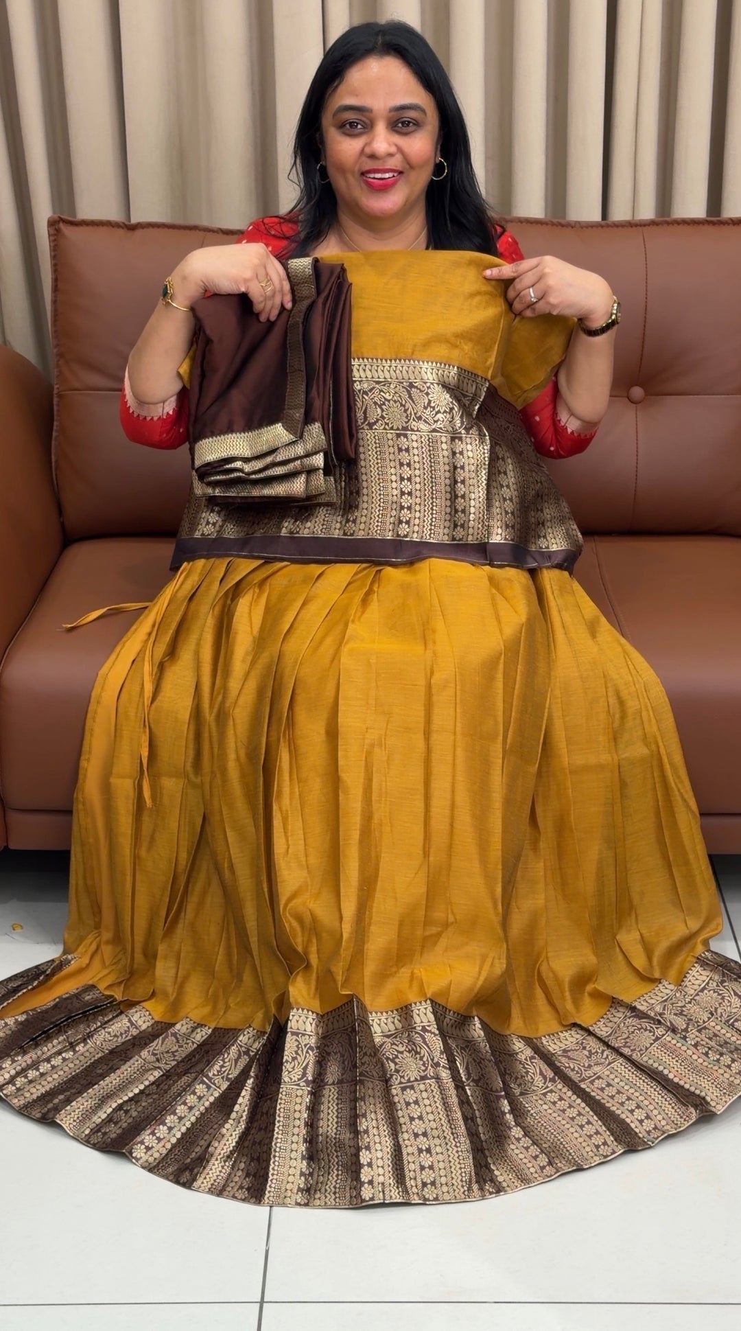 SEMI STITCHED DHAVANI SETS - NUWA-1709