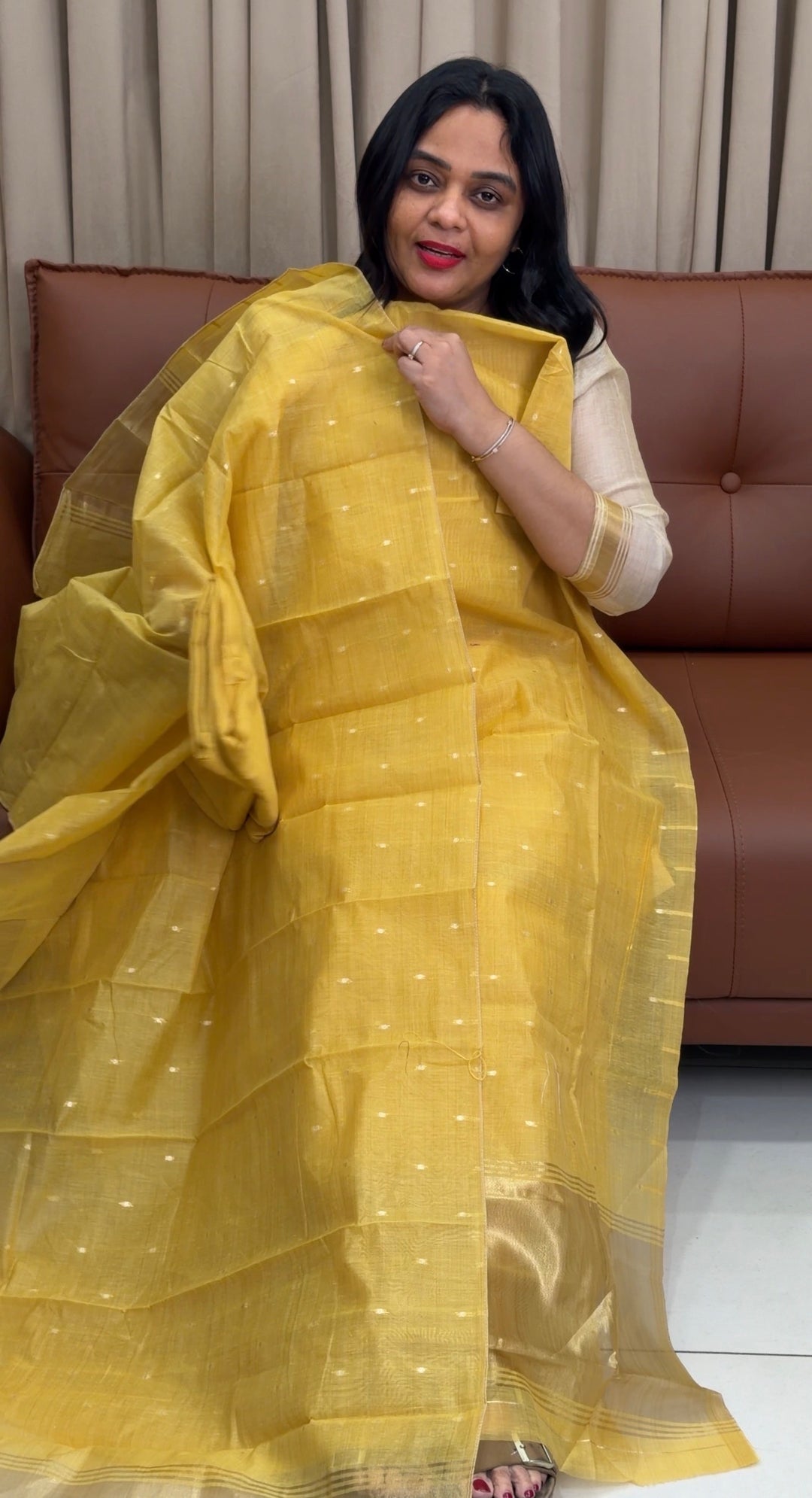 MUL CHANDERI UNSTITCHED SALWAR SUITS - NUWA-1520