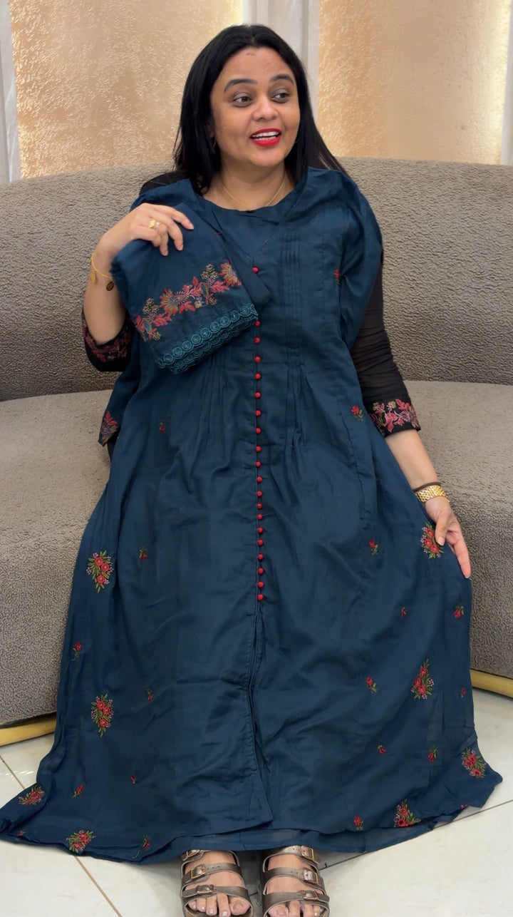 COTTON TOP,BOTTOM AND DUPATTA - IHA 2449