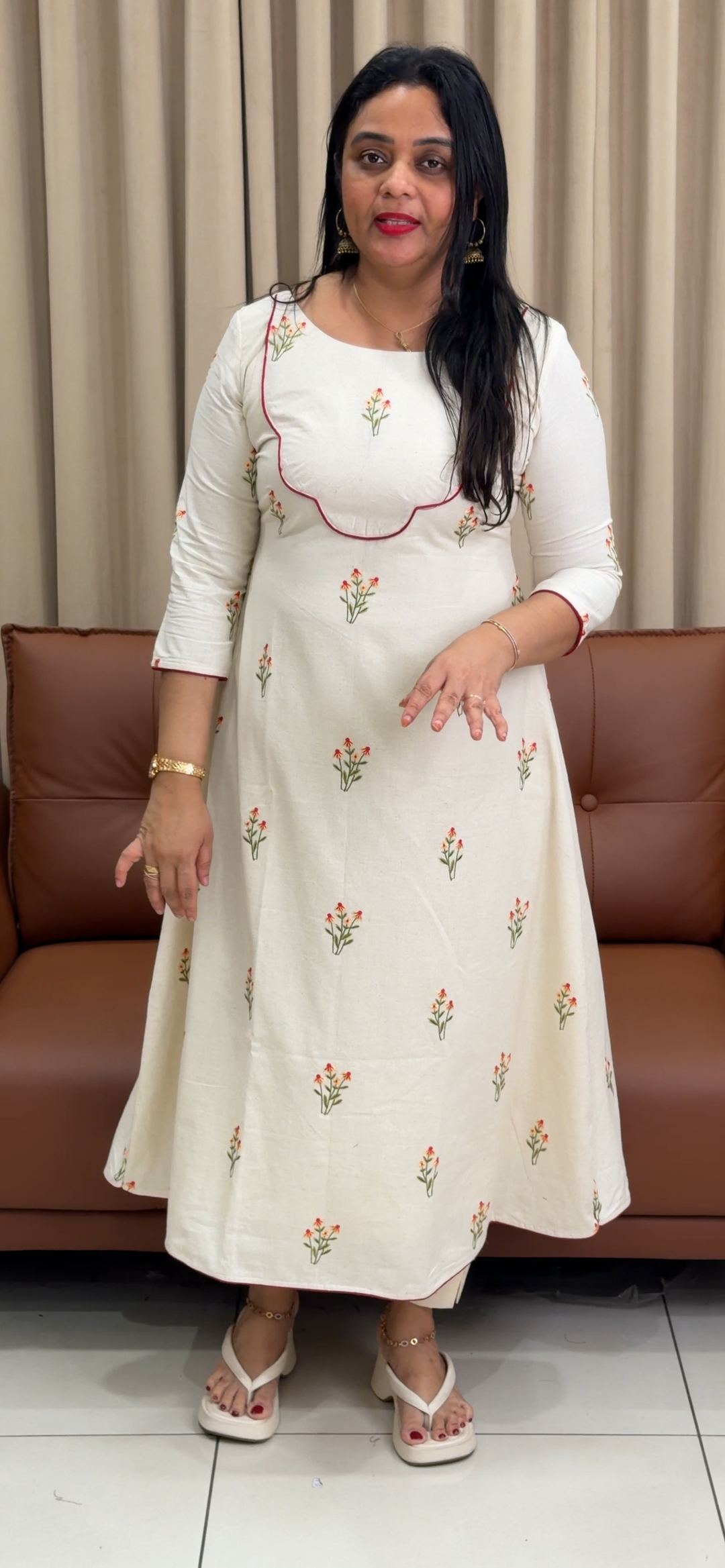 IN-HOUSE COTTON LINEN ALINE TOPS - NUWA - 1618