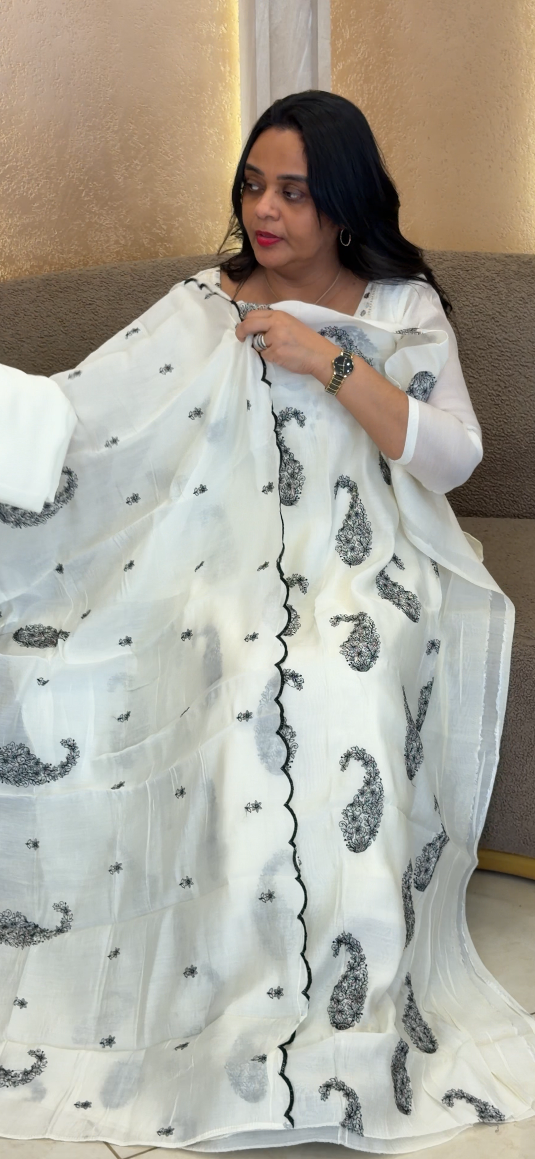 MALAI CHANEDRI UNSTITCHED SALWAR SUITS - NUWA - 2061