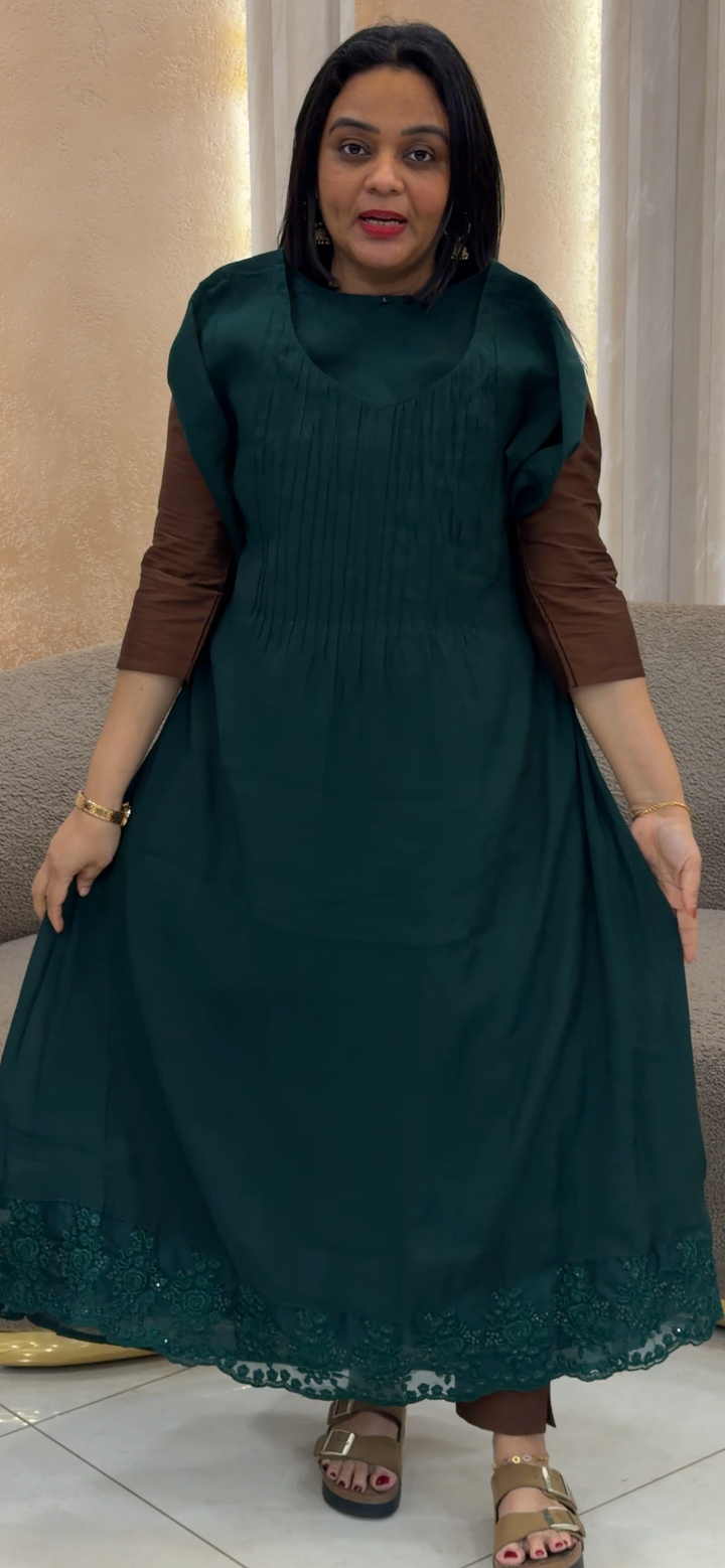 MUL CHANDERI ALINE TOPS - NUWA - 1455