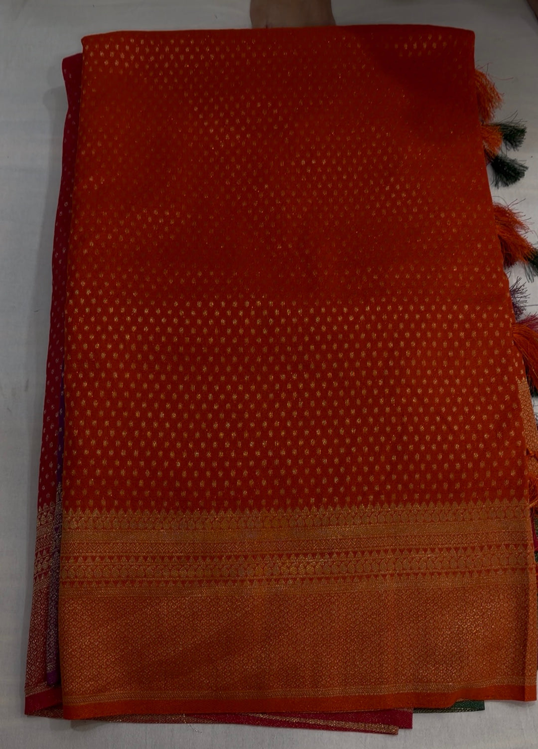 SEMI BANARASI SAREES  - NUWA-1143