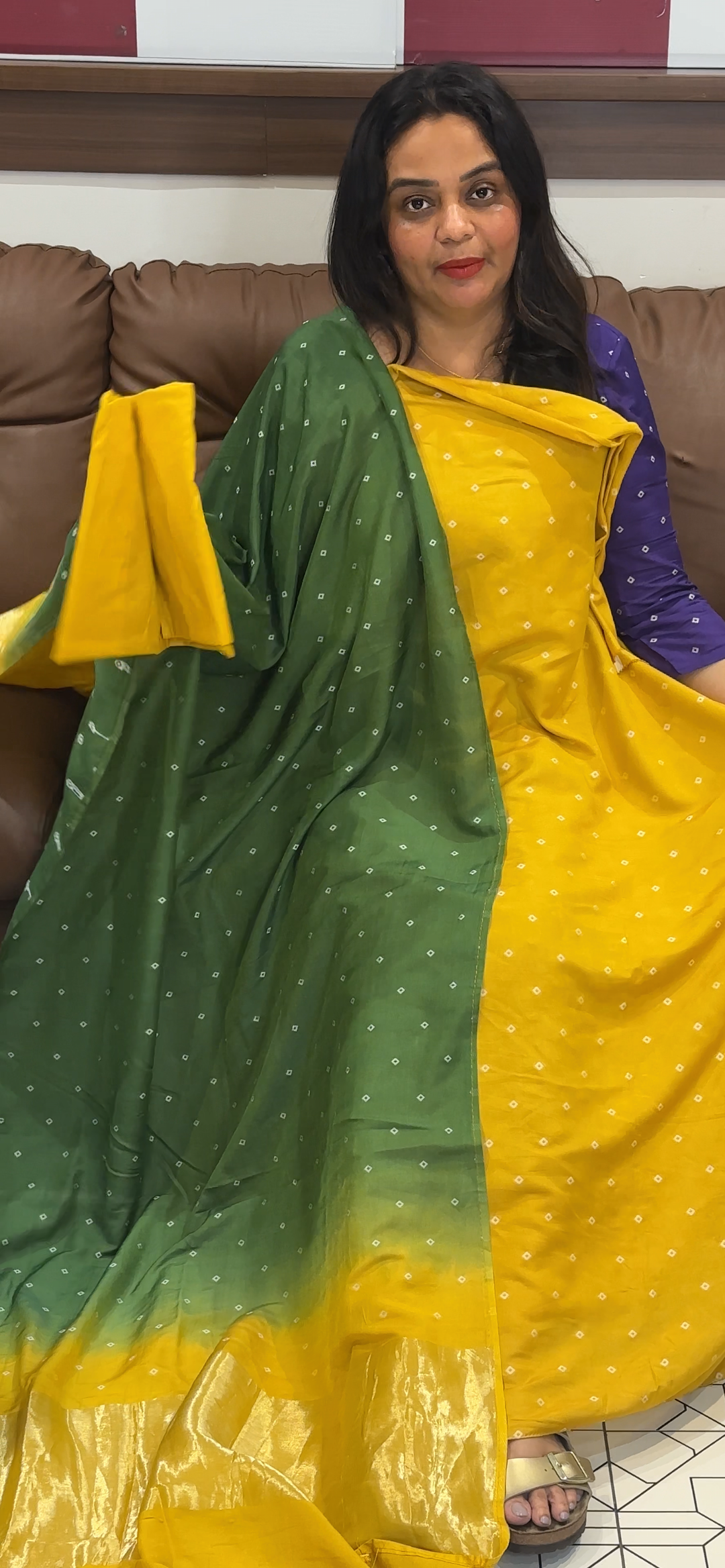 MUL CHANDERI UNSTITCHED SALWAR SUITS - NUWA - 600