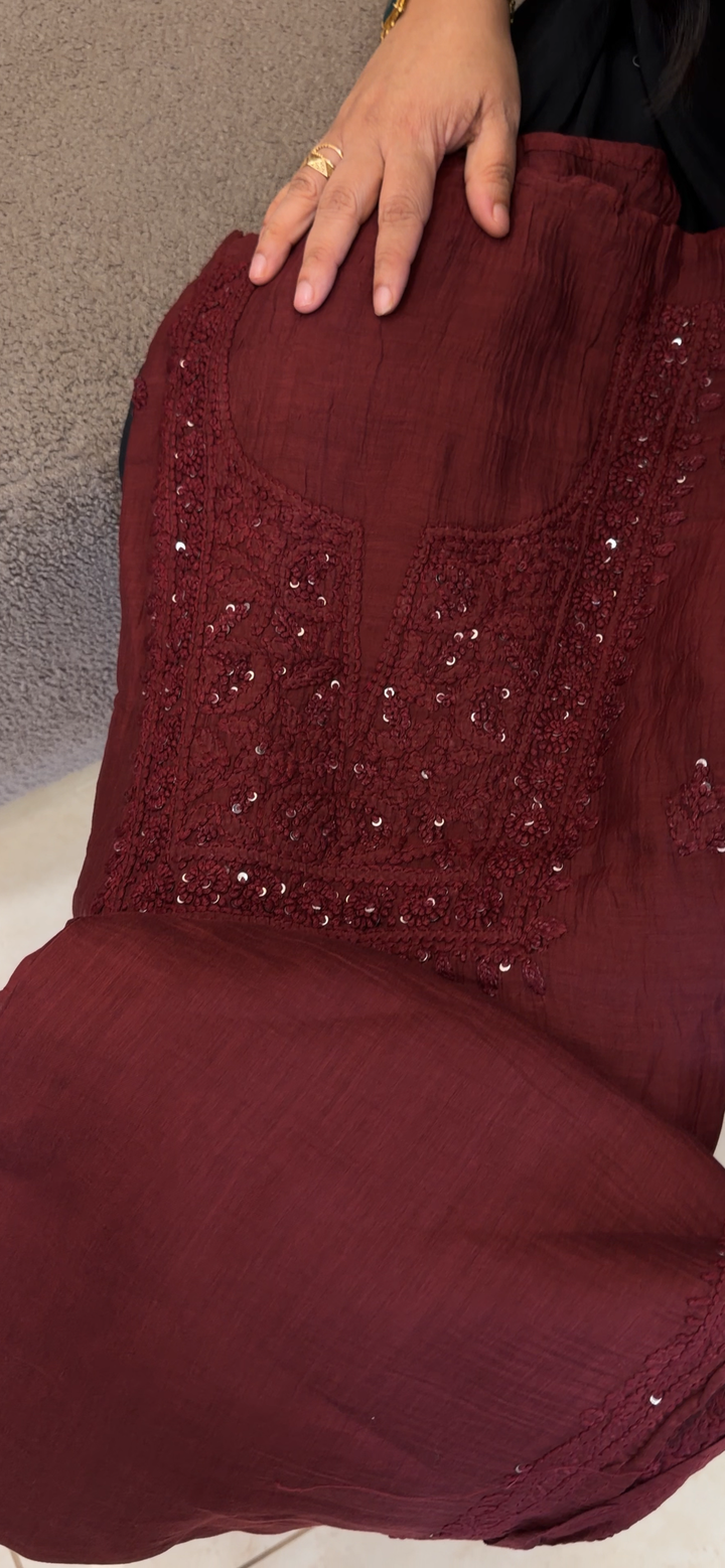 MALAI UNSTITCHED SALWAR SUITS - IHA 2083