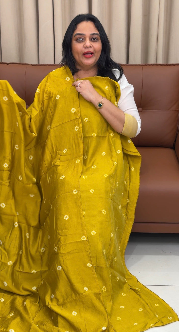 BANDHEJ PRINTED UNSTITCHED SALWAR SUITS - NUWA-1388