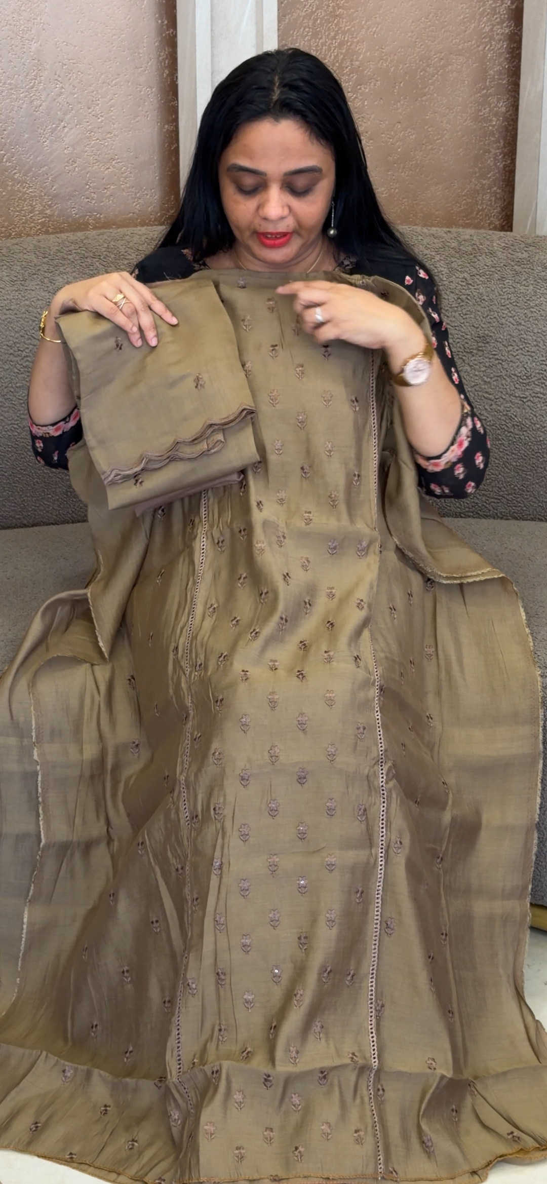 MUL CAHNEDRI UNSTITCHED SALWAR SUITS - NUWA - 2248
